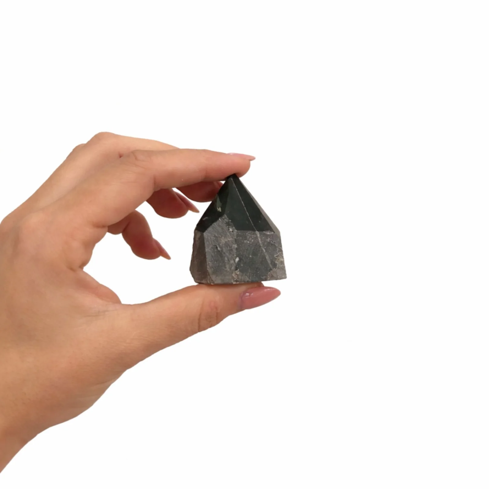 Špice s leštenou špičkou – zelený avanturín, 5 – 6 ks – fotka 2