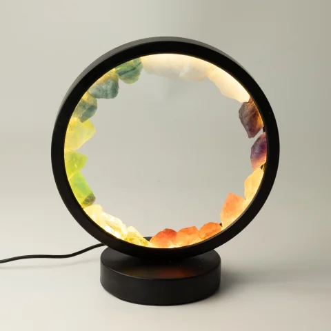 Lampa Gemstone Halo 7 Chakra – 7 druhov kameňov