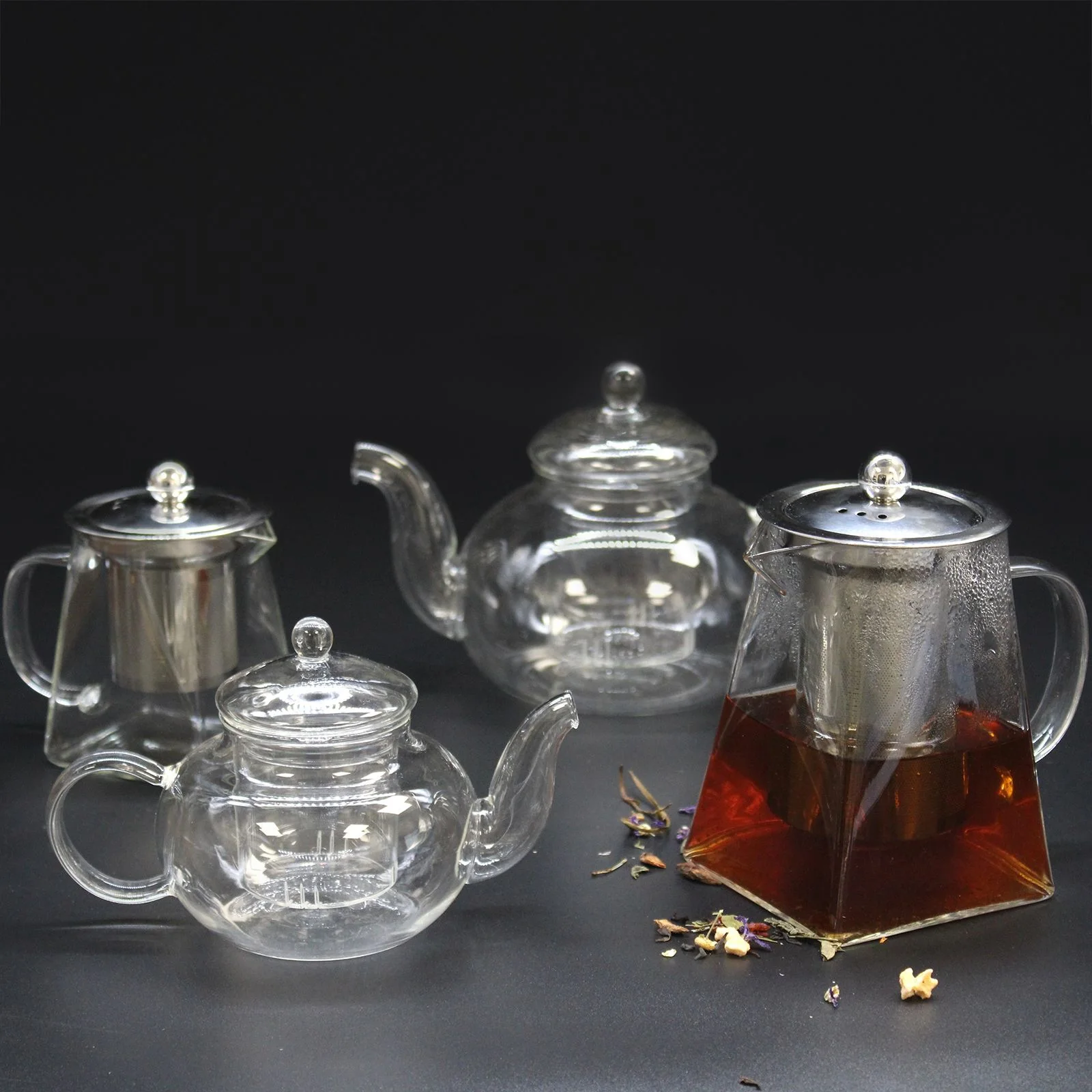 Sklenená čajová kanvica Contemporary v darčekovej krabici, 550 ml – fotka 3