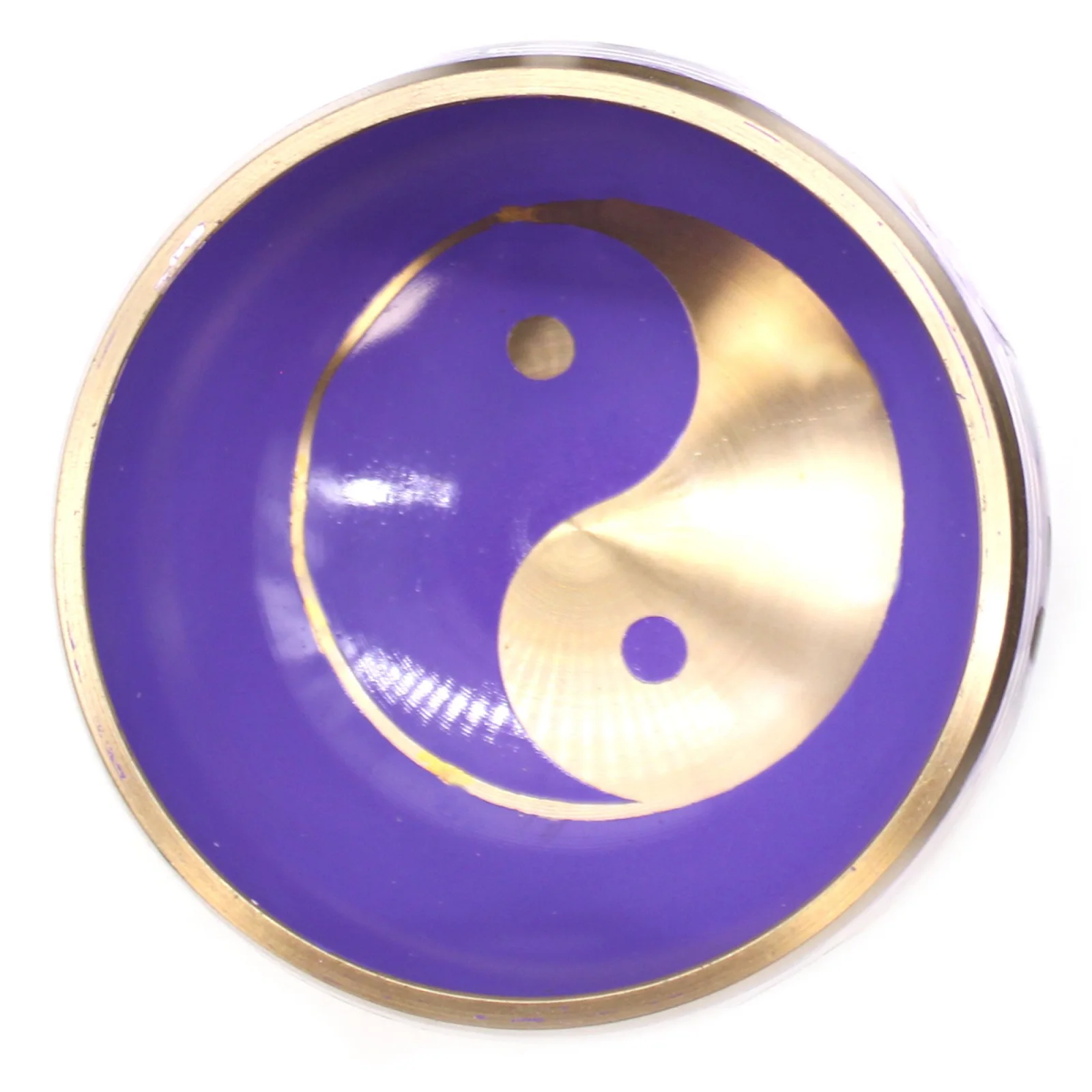 Spievajúca miska Yin & Yang – sada, bielo-fialová, 10,7 cm – fotka 3