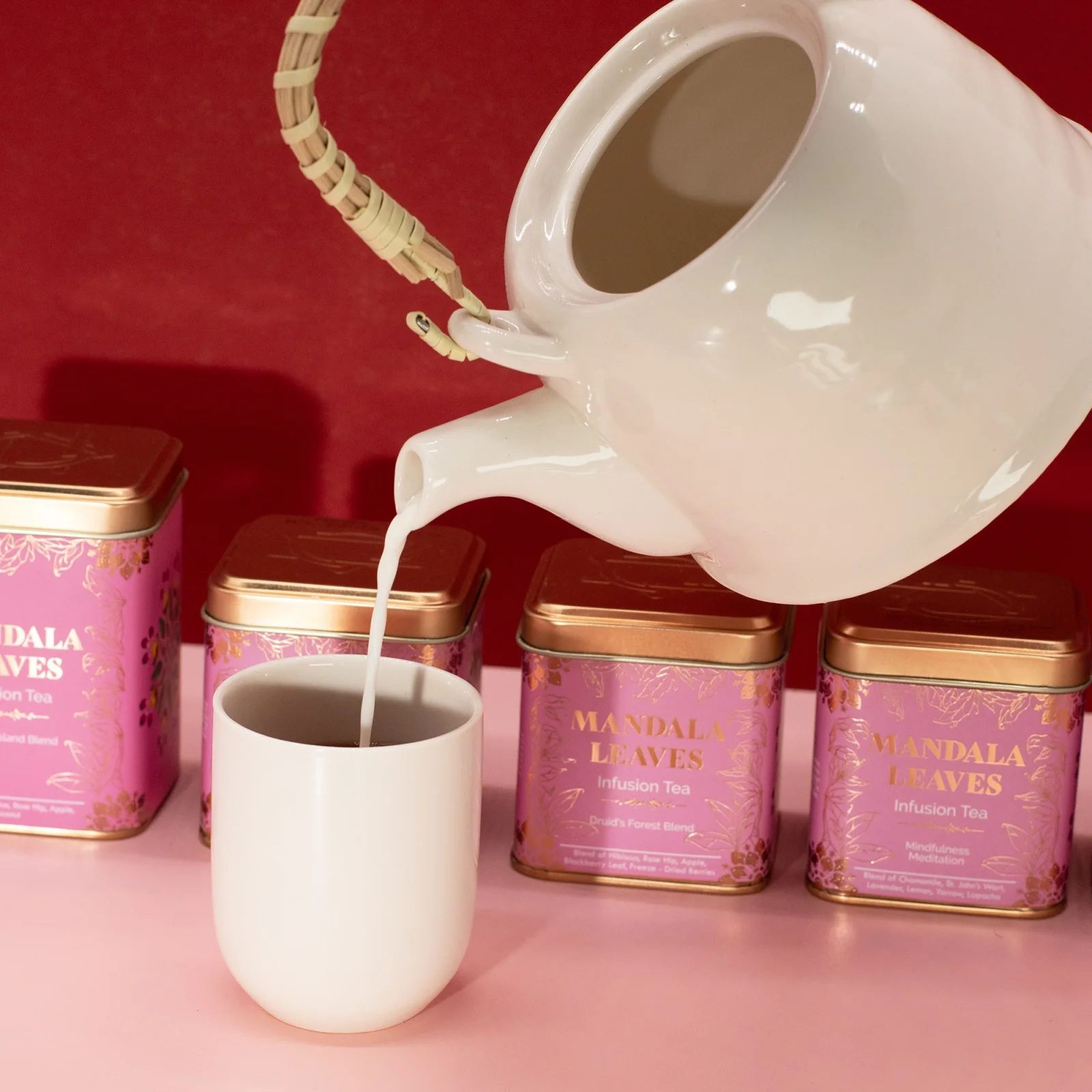 Ovocný čaj Druid's Forest Blend – lesné ovocie, 50 g, plechovka – fotka 2
