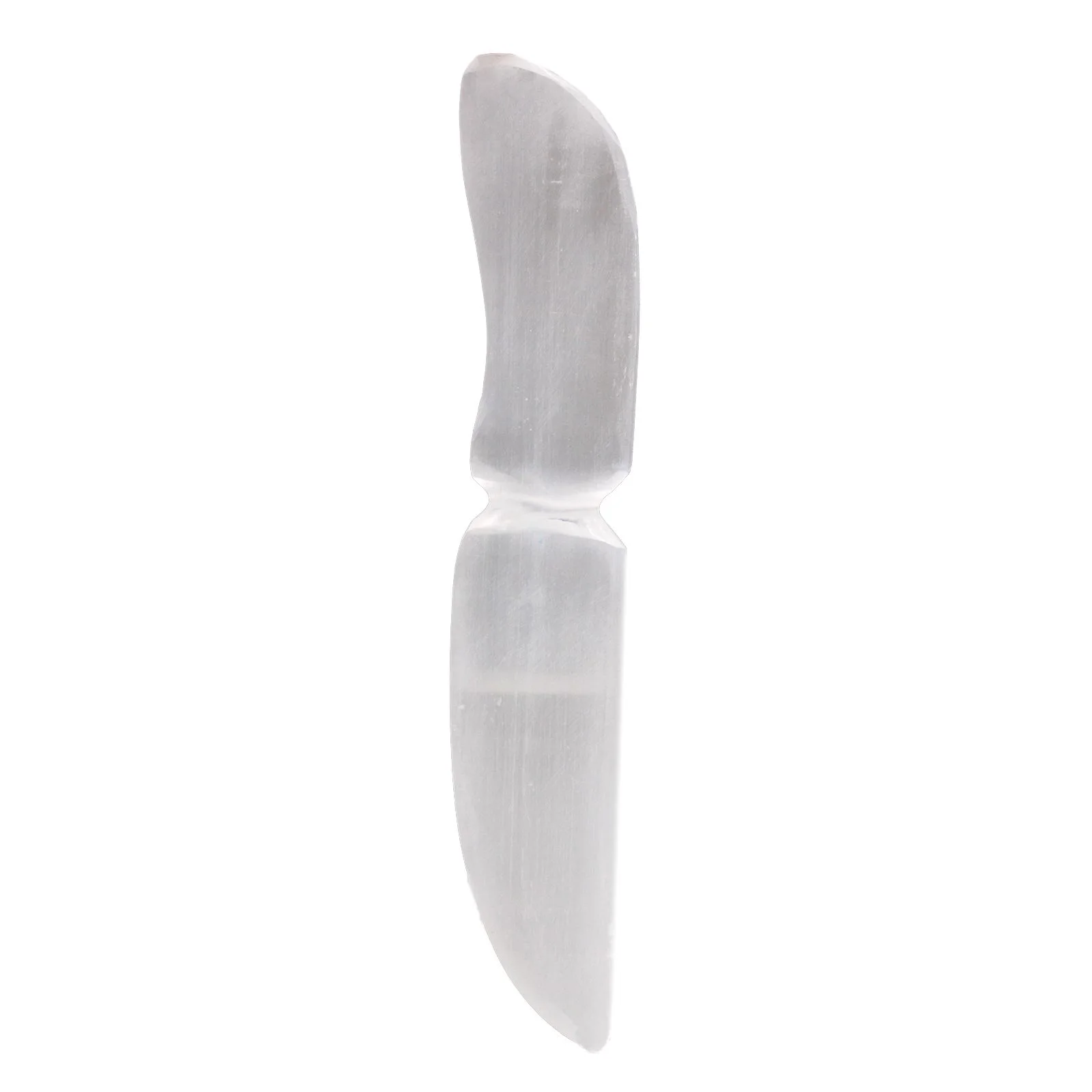 Selenitový rituálny nôž – klasický, 20 cm – fotka 7