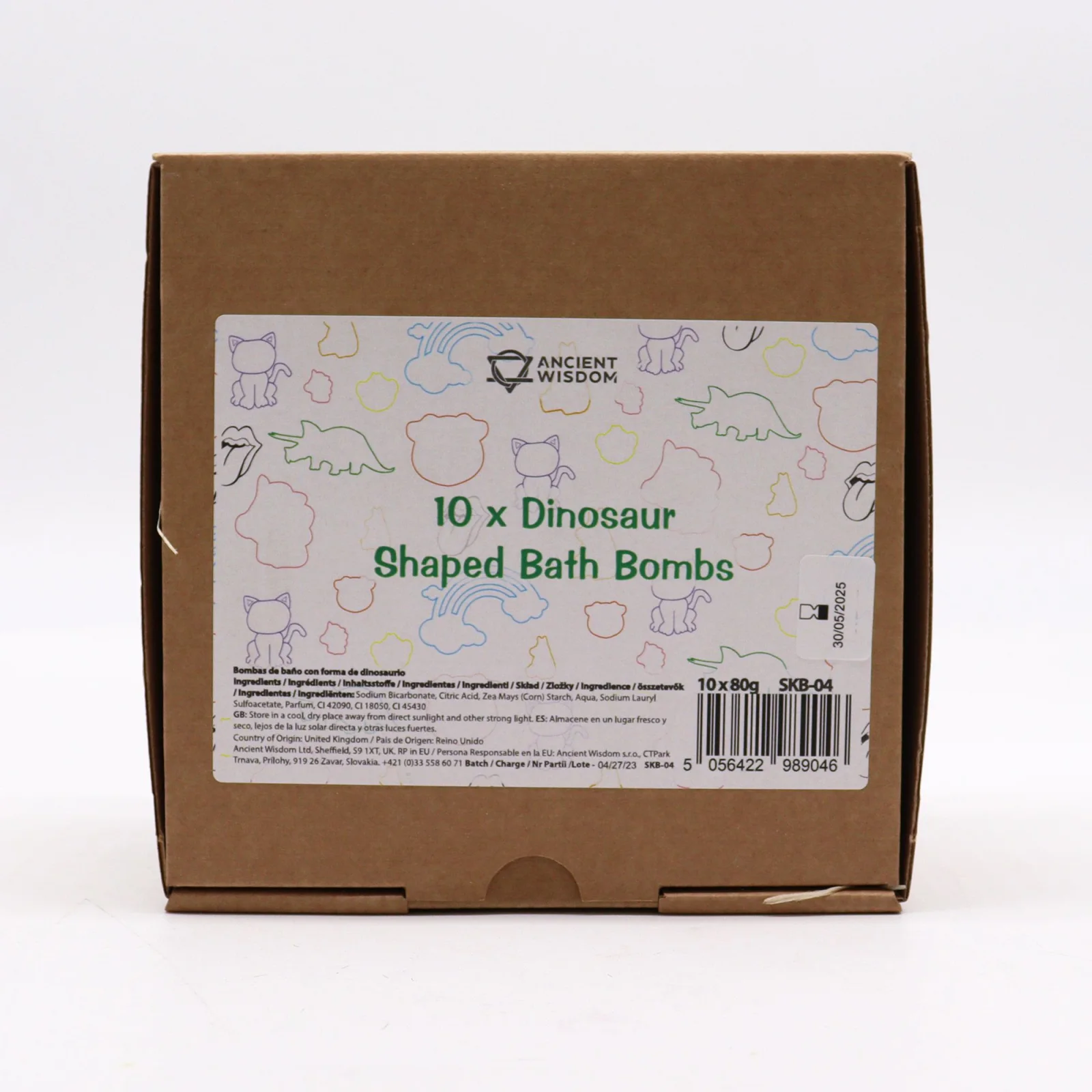 Bomba do kúpeľa Dinosaurus – čučoriedka, 80 g – fotka 3
