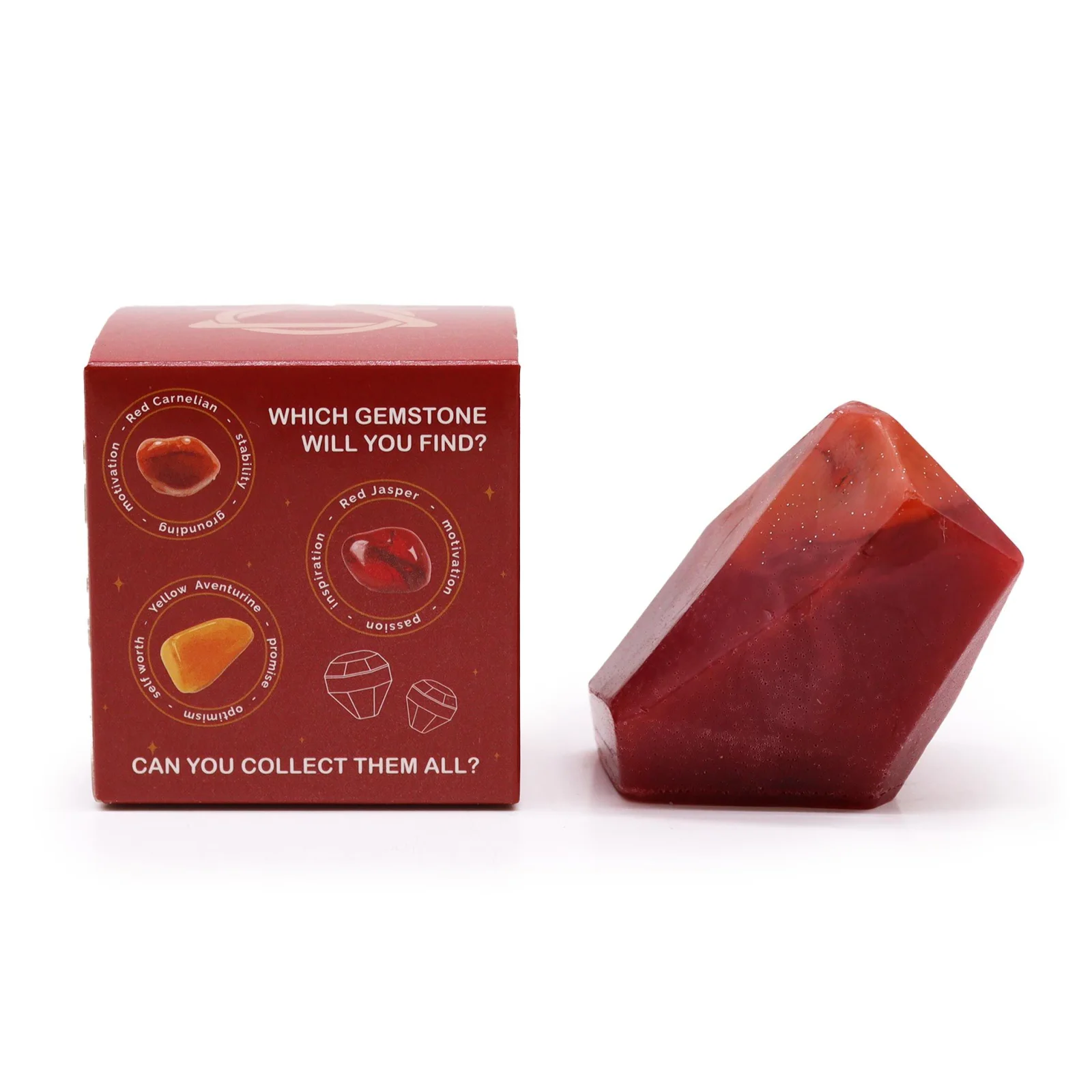 Mydlo s kameňom Crystal Elemental Fire – oheň, 100 g – fotka 1