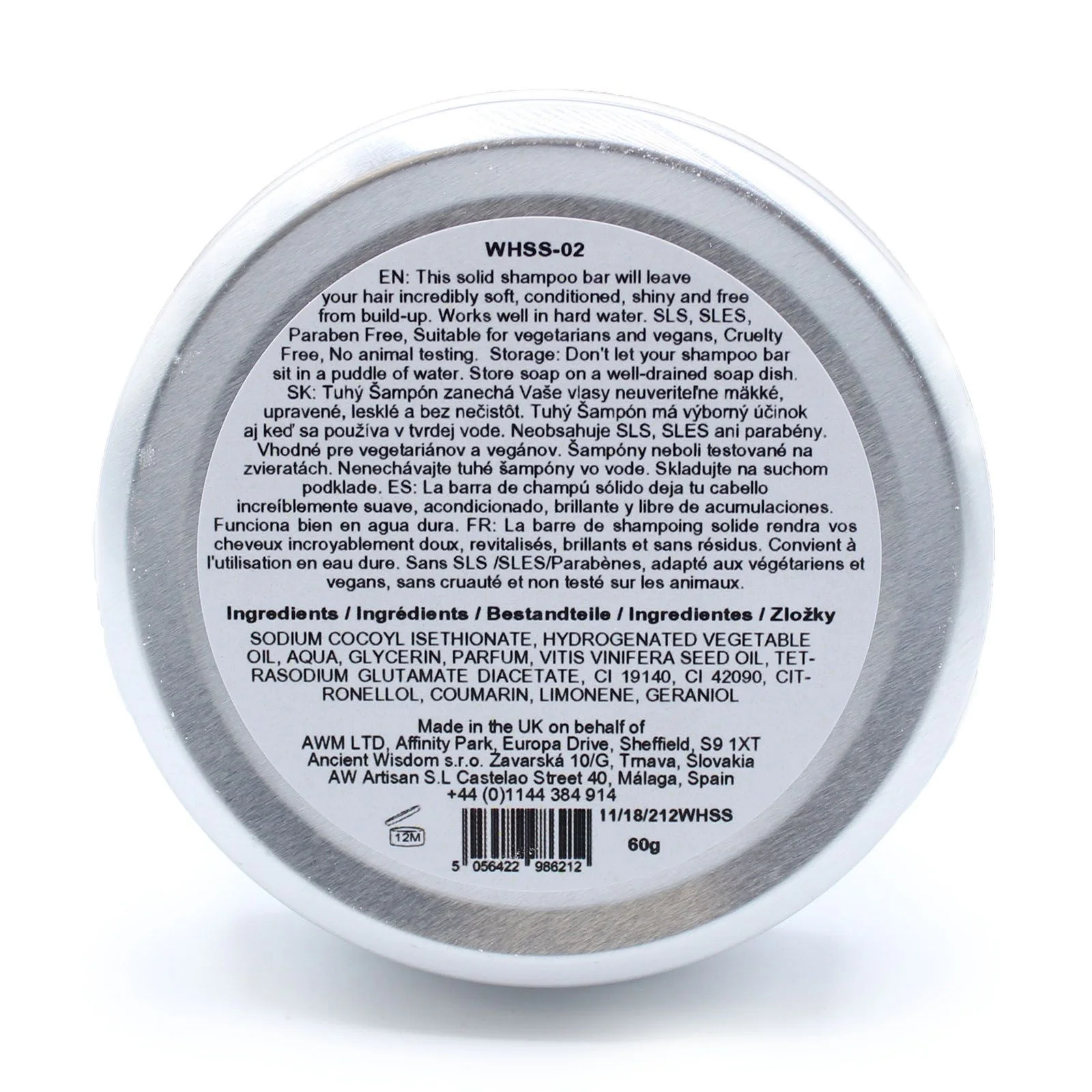 Tuhý šampón Wild Hare – aloe vera, 60 g – fotka 3