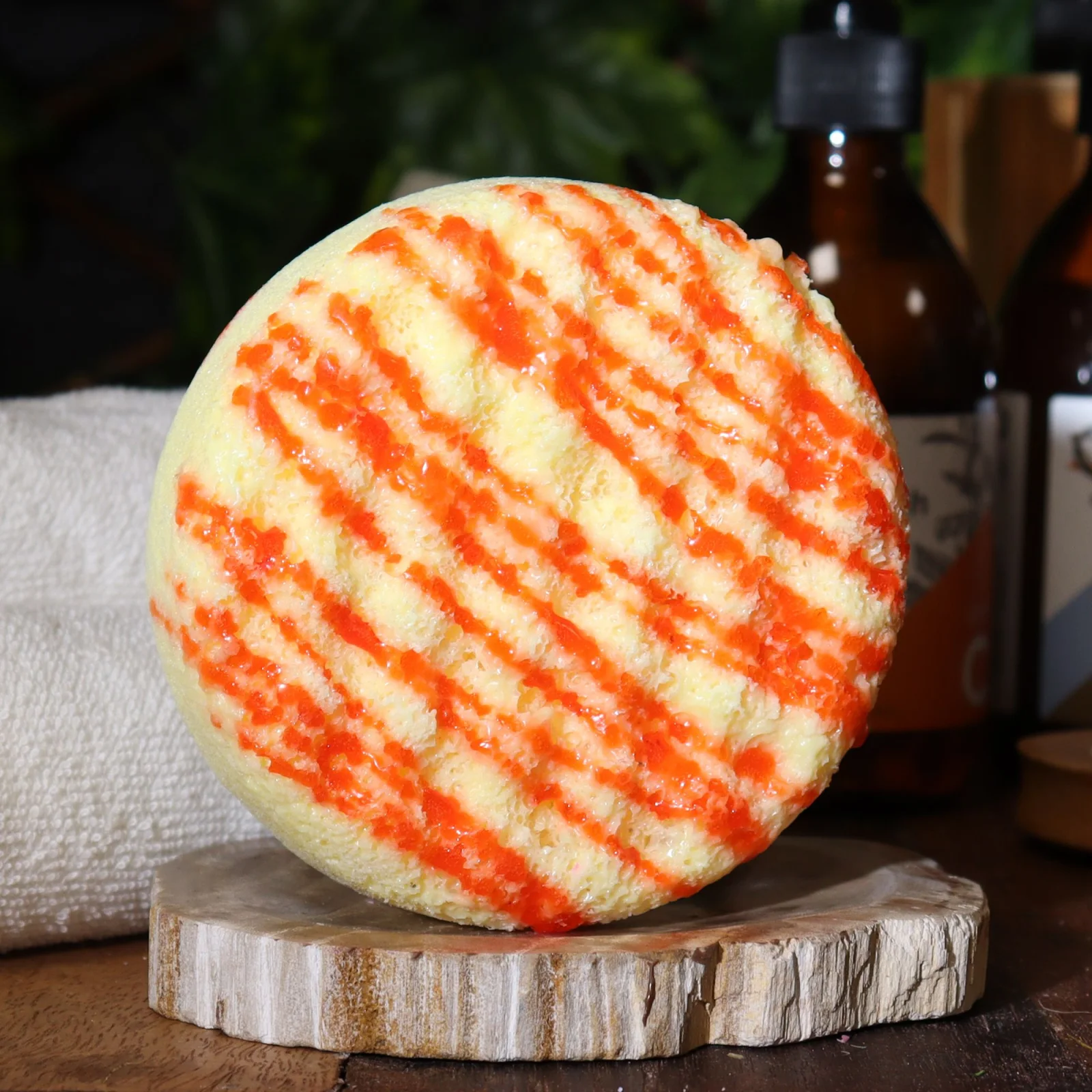 Mydlová špongia Butter Bubble Soap – Slice of Sunshine – fotka 3