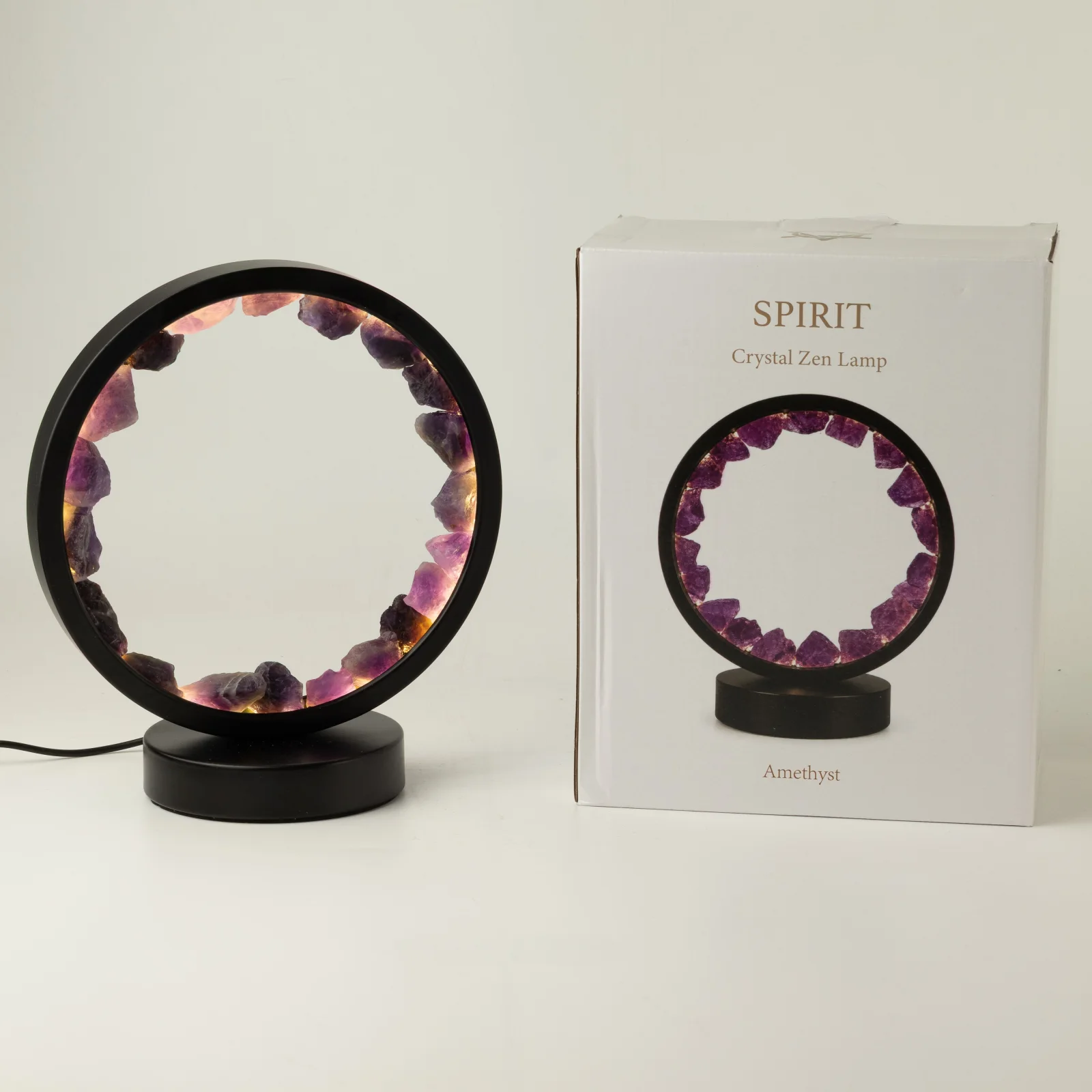 Lampa Gemstone Halo Zen Spirit – ametyst – fotka 2