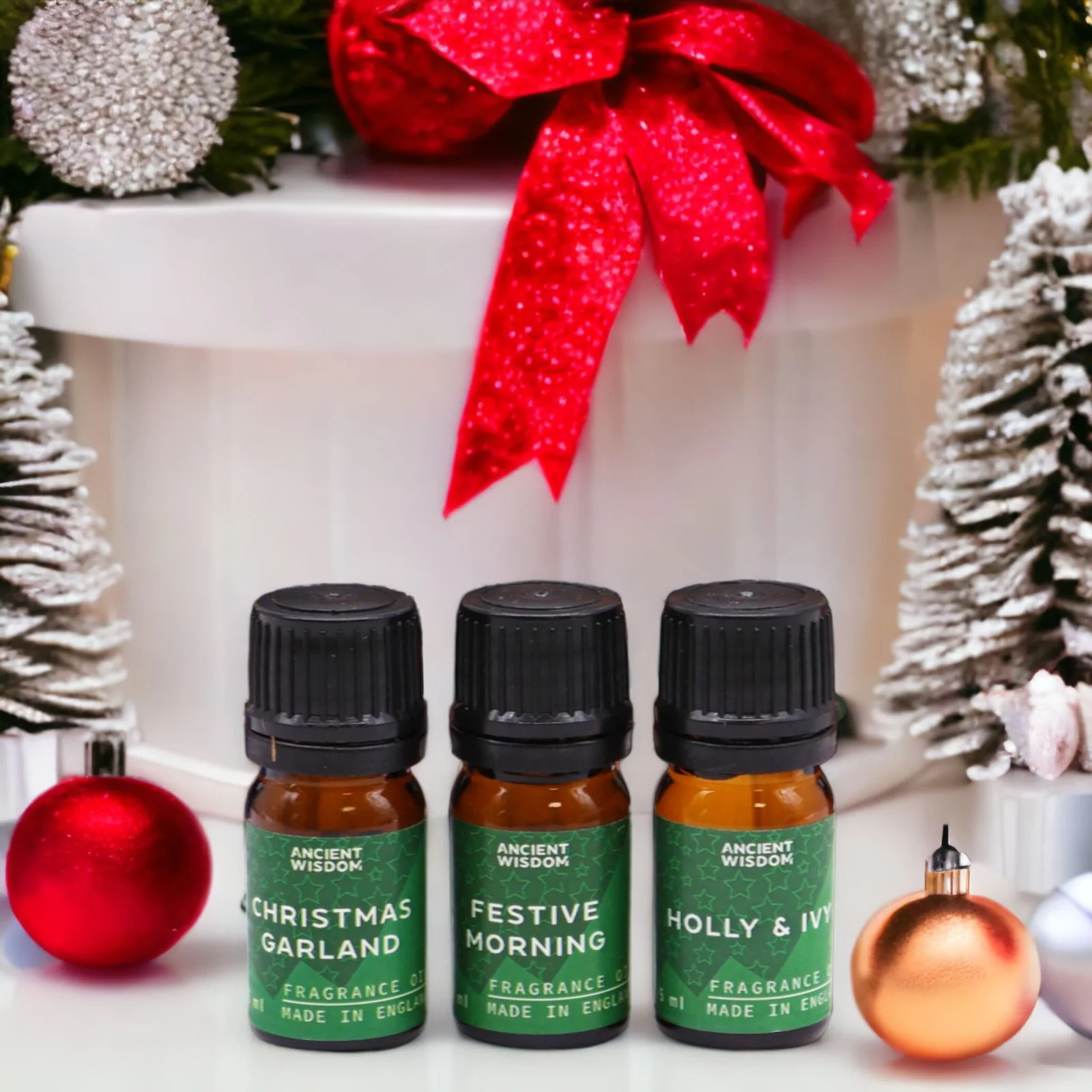 Sada vonných olejov Holy Scents of Christmas – 12 × 5 ml – fotka 1