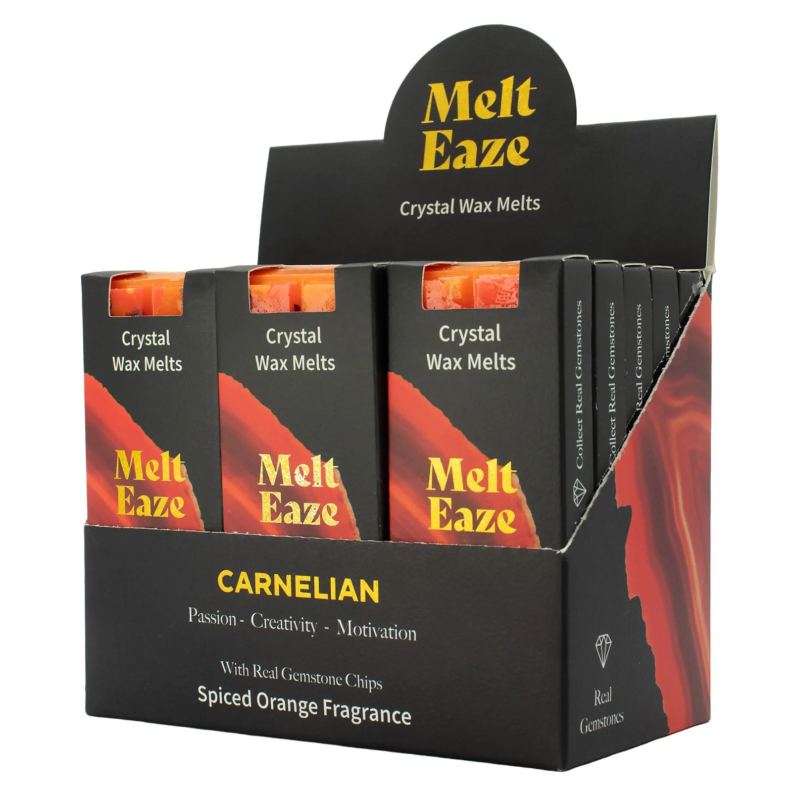 Vonný vosk MeltEaze Carnelian Fire – korenistý pomaranč, 50 g – fotka 3
