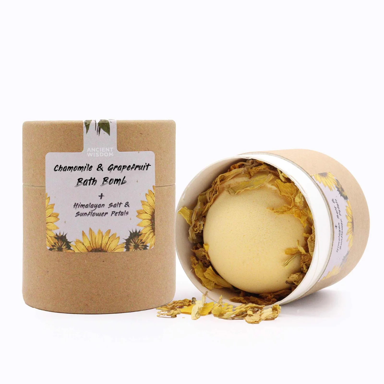 Kúpeľová sada Sunflower Serenity – harmanček a grapefruit – fotka 1