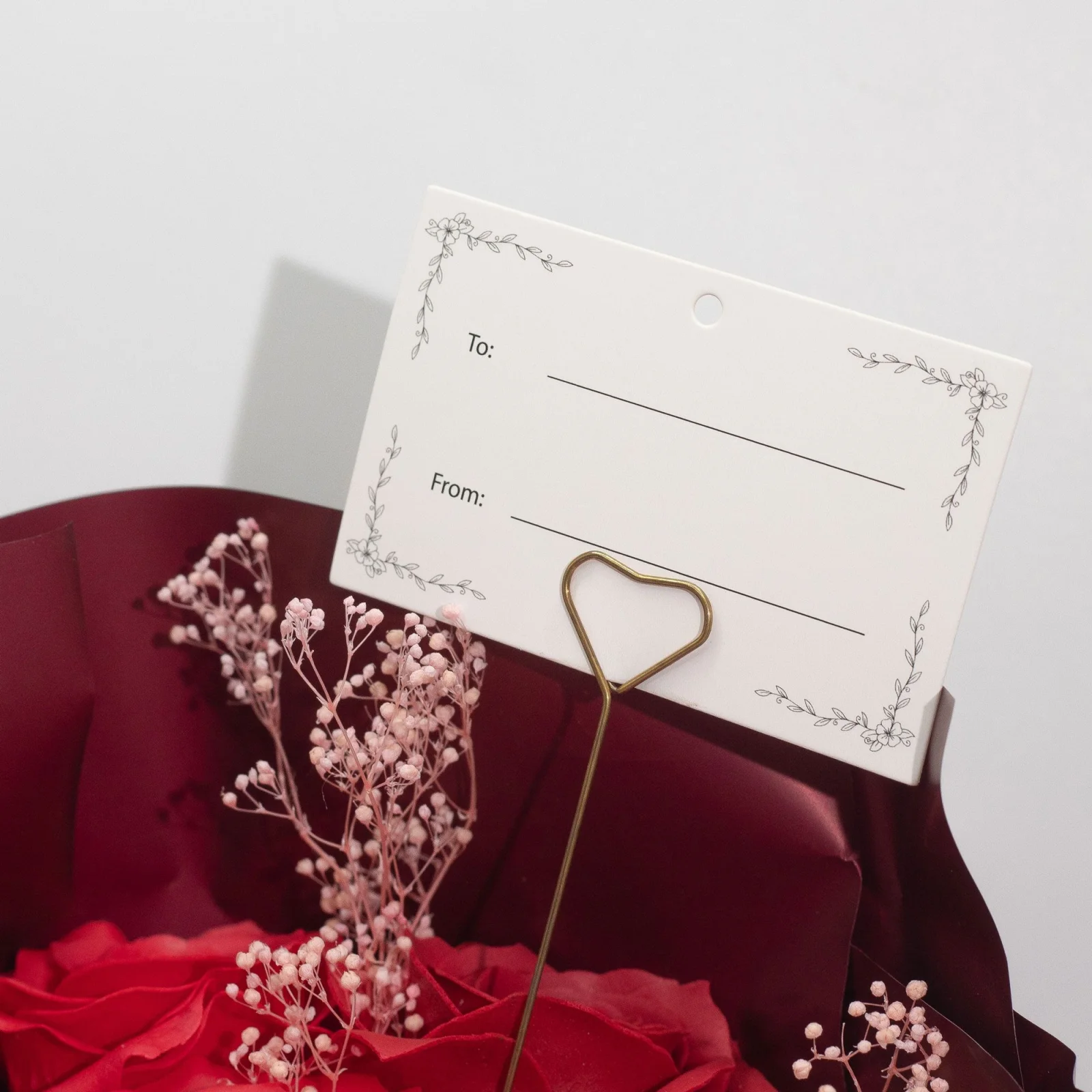 Veľká mydlová kytica Love is Eternal – červené ruže – fotka 3