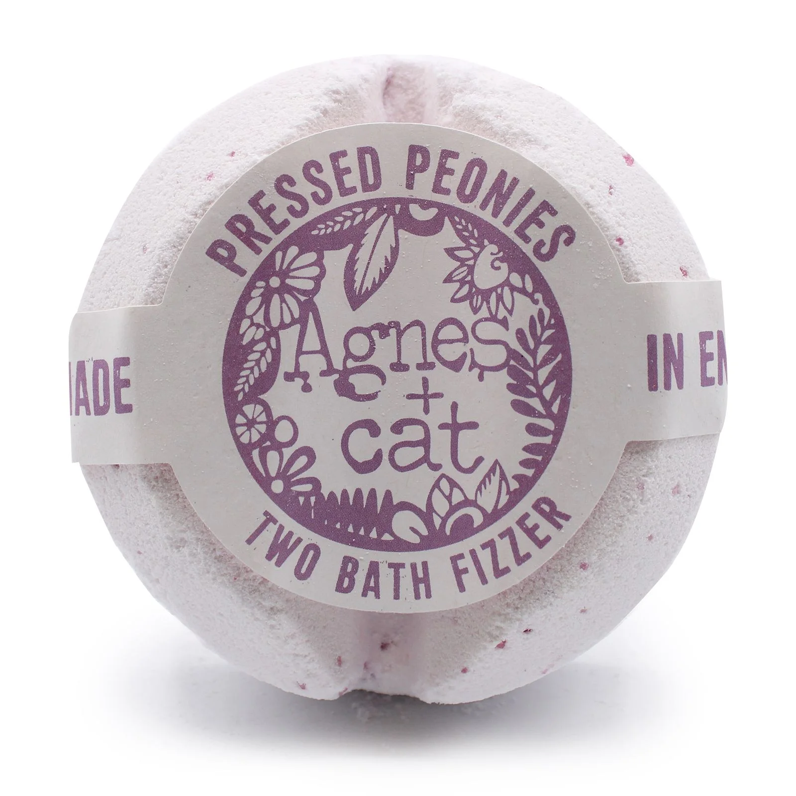 Bomba do kúpeľa Agnes + Cat Pressed Peonies – pivonky, 210 g – fotka 2