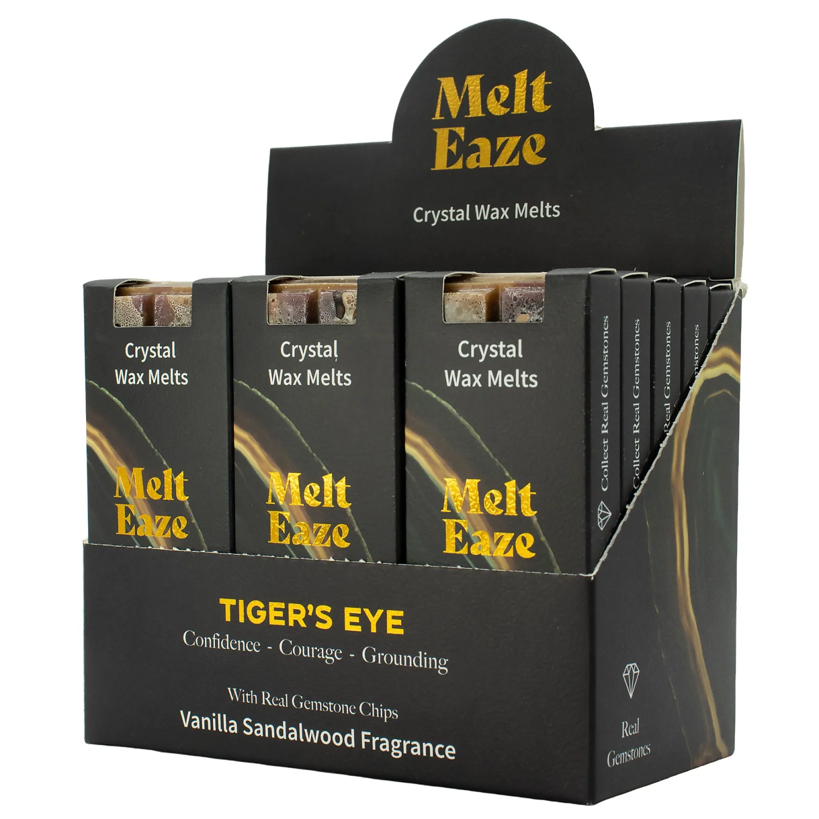 Vonný vosk MeltEaze Tigereye Strength – vanilka a santalové drevo, 50 g – fotka 6