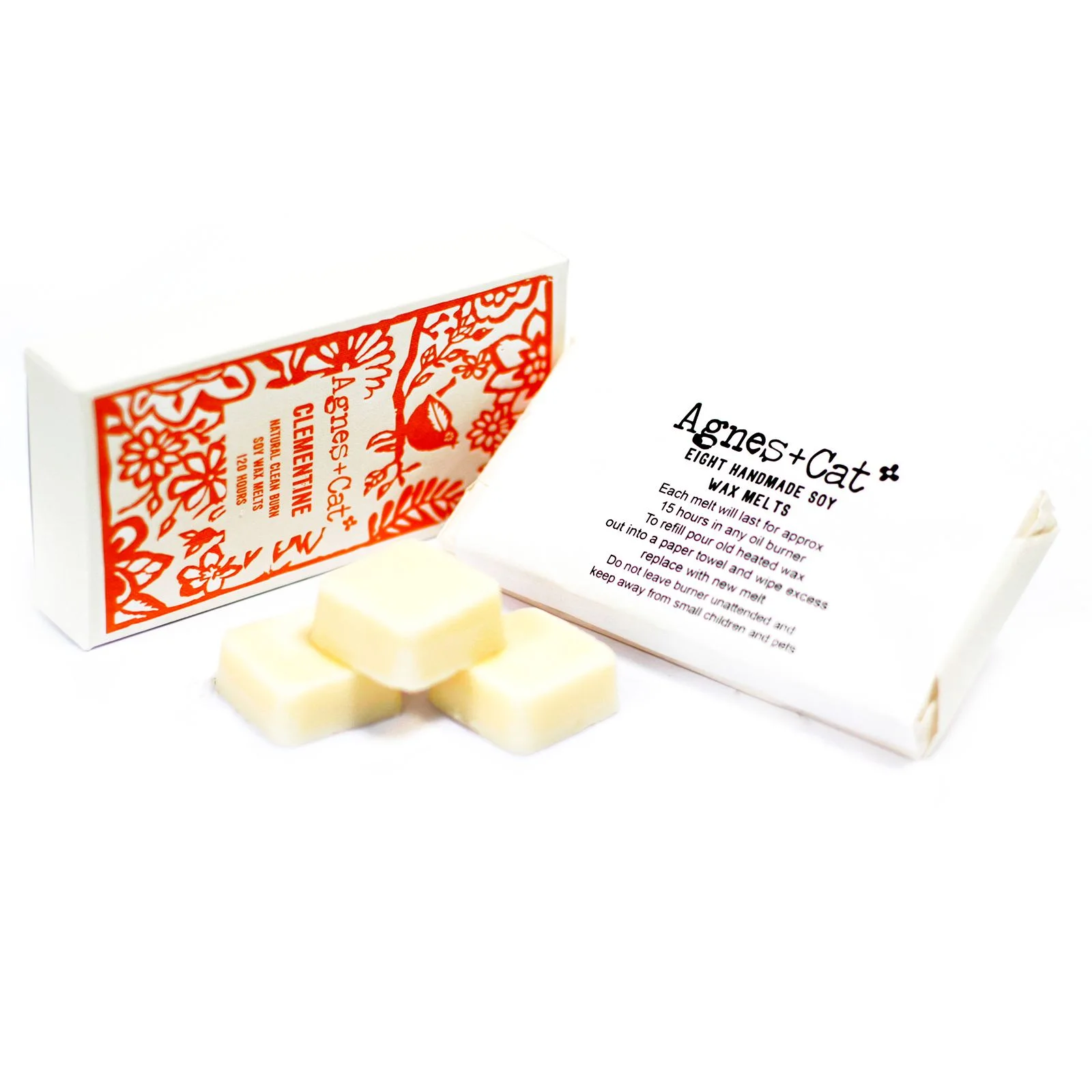 Vonný vosk do aromalampy Agnes + Cat Clementine – 8 ks – fotka 2