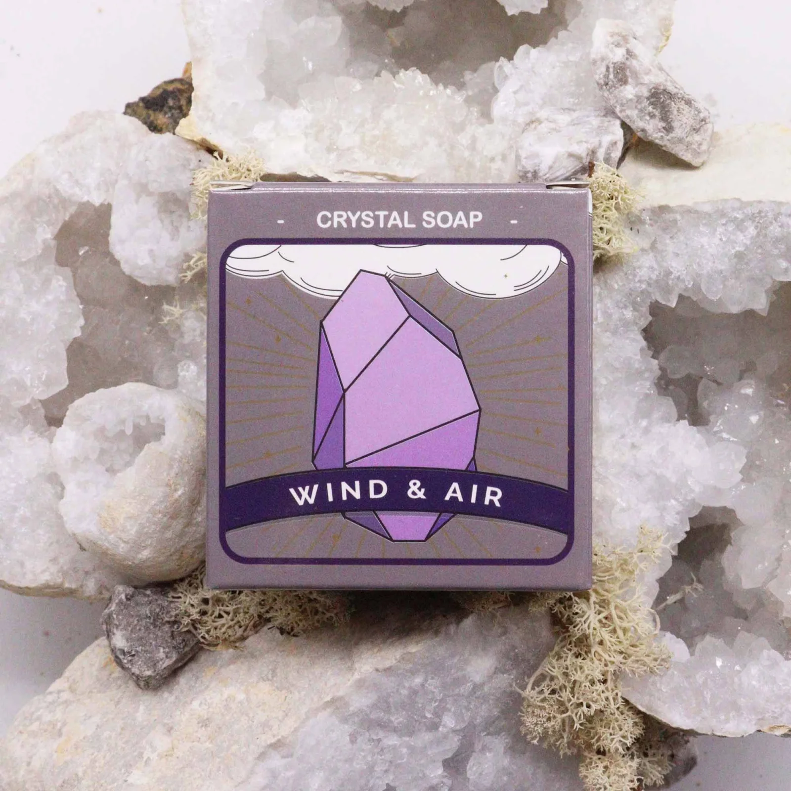 Mydlo s kameňom Crystal Elemental Air – vzduch, 100 g – fotka 2