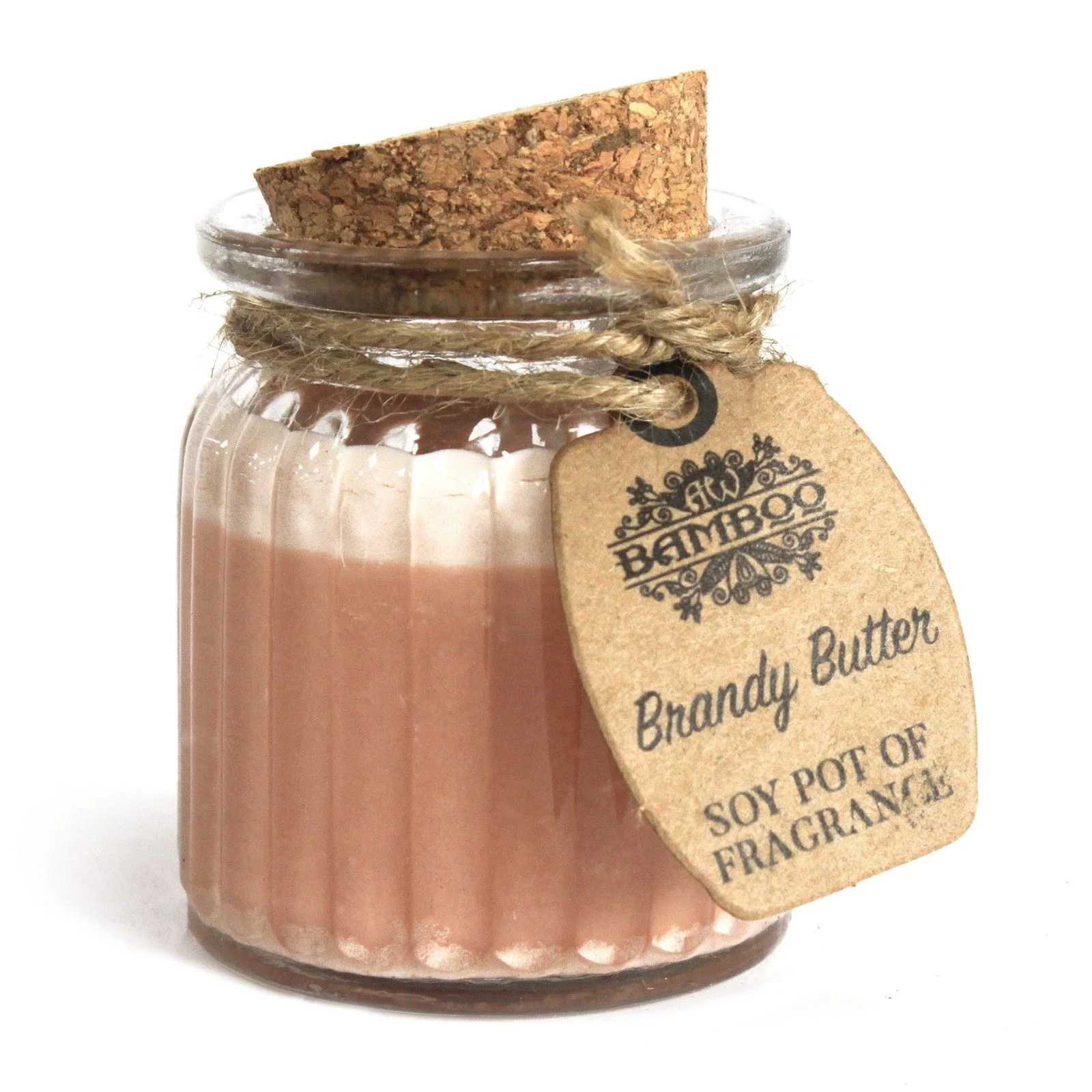 Vonná sójová sviečka v pohári – Brandy Butter – fotka 1