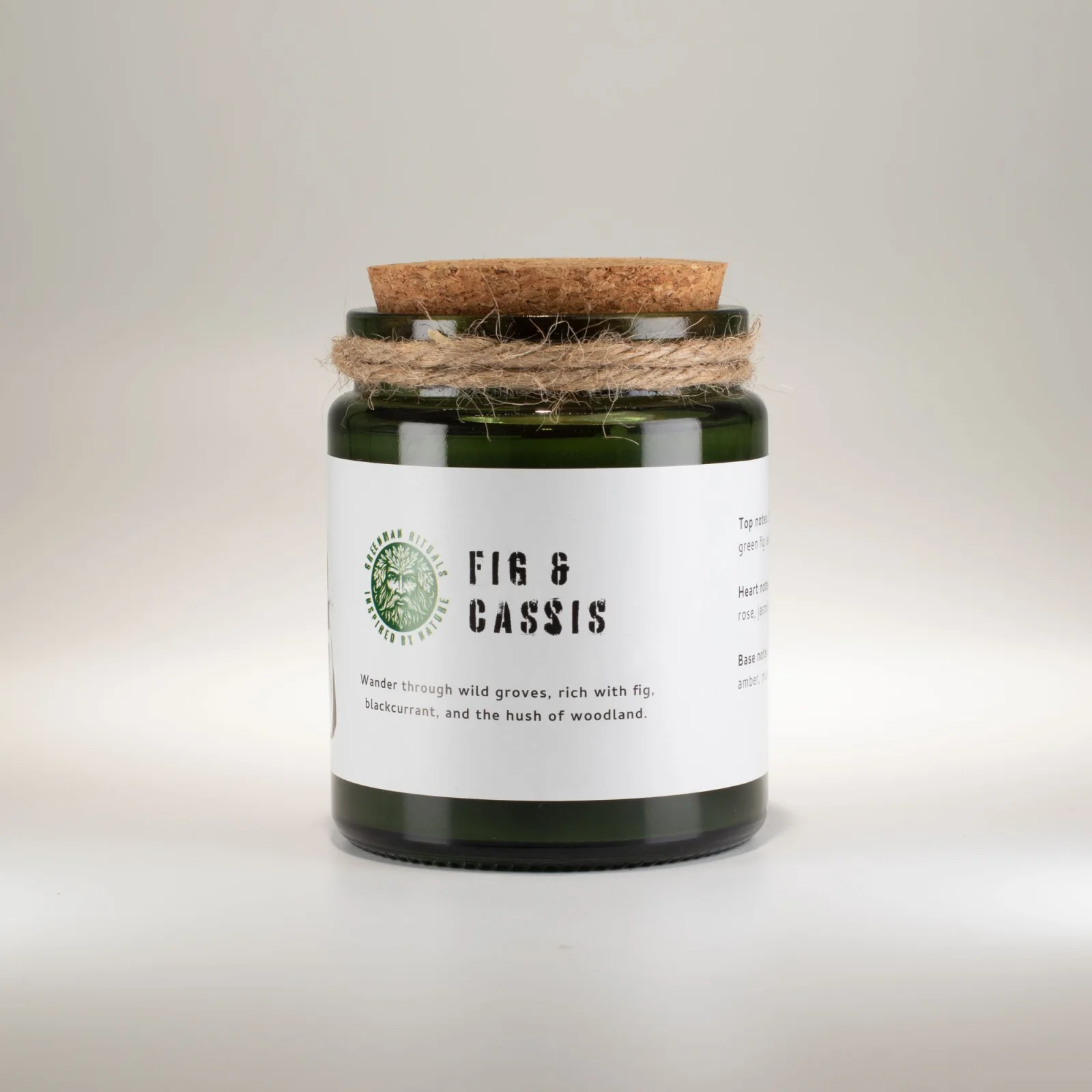 Sójová sviečka Greenman Crushed Fig & Cassis – figa a čierne ríbezle – fotka 1