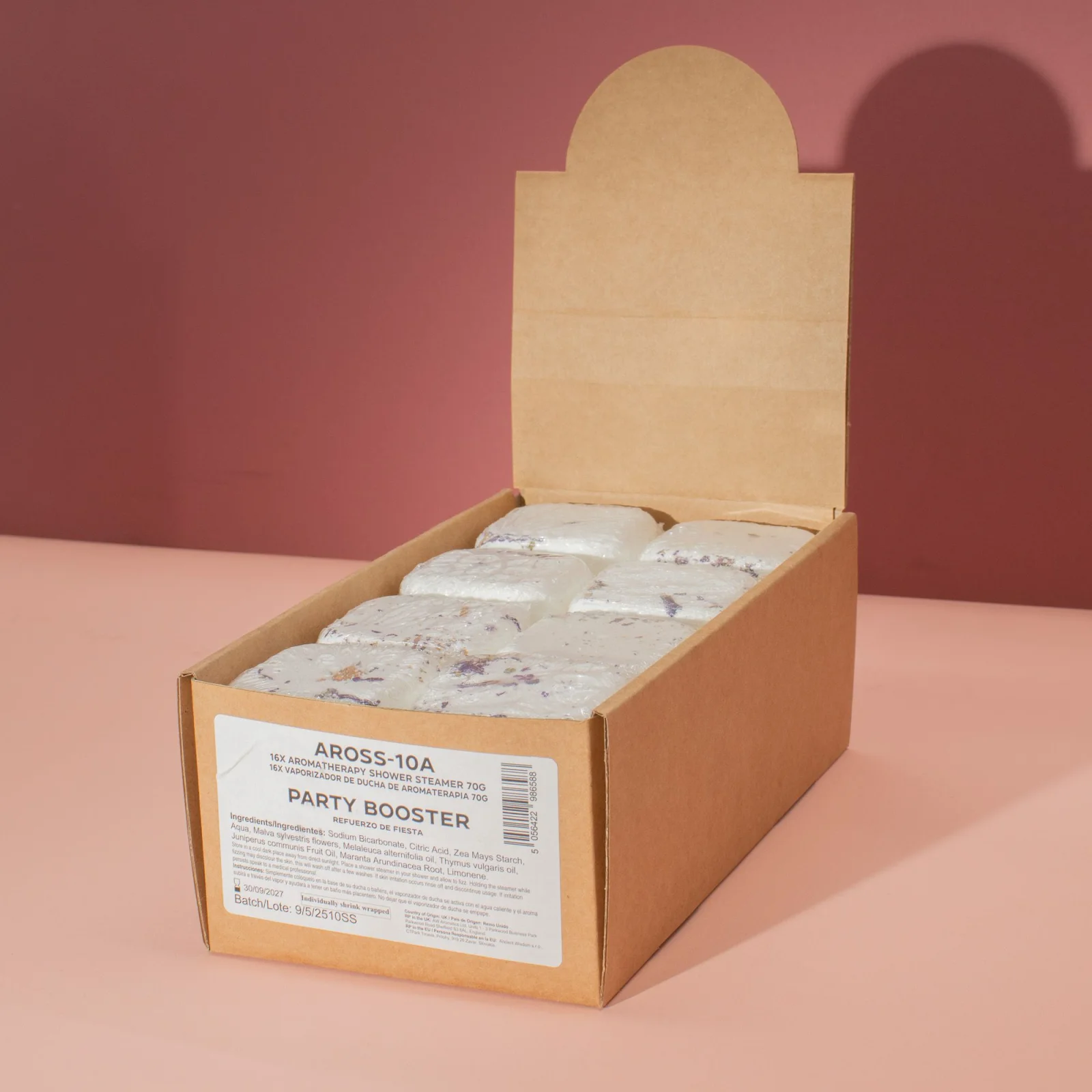 Sprchová tableta Party Booster – čajovník a tymián, 80 g – fotka 4