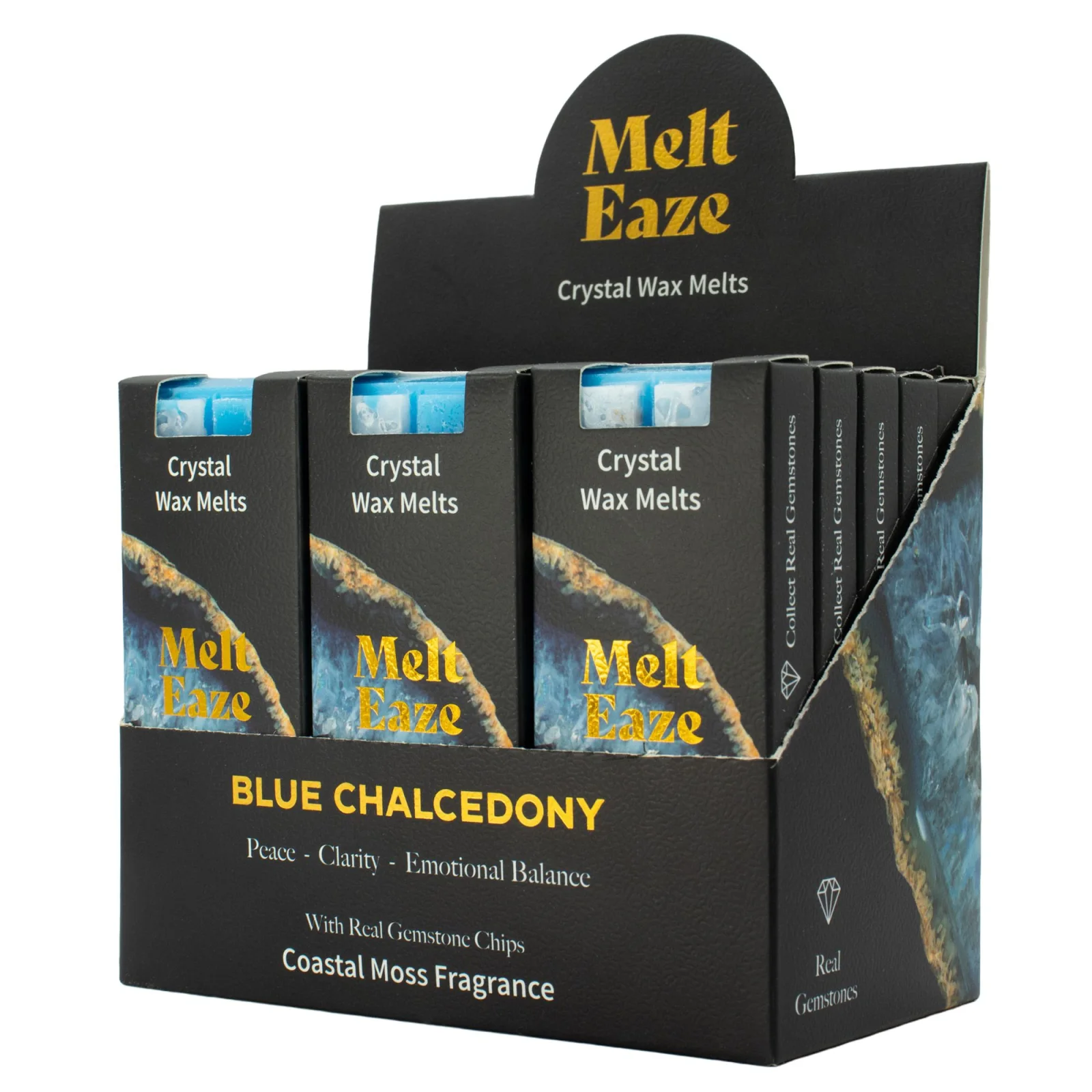 Vonný vosk MeltEaze Aquamarine Wave – pobrežný mach, 50 g – fotka 4