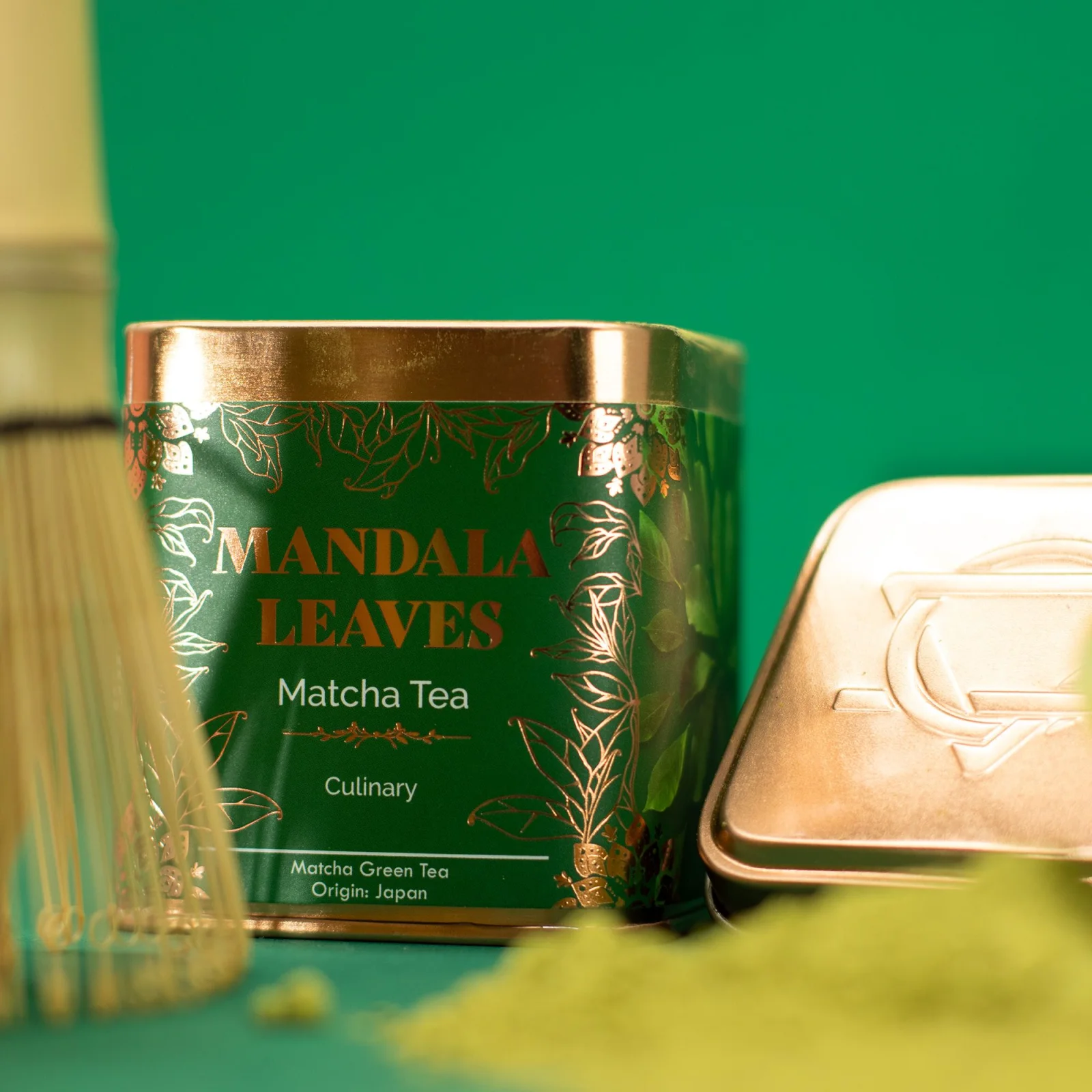 Kulinárska matcha bio – na latte a pečenie, 50 g, plechovka – fotka 5