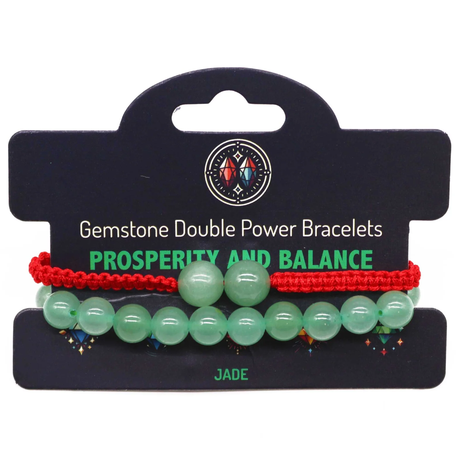 Sada náramkov Gemstone Double Power – nefrit – fotka 3