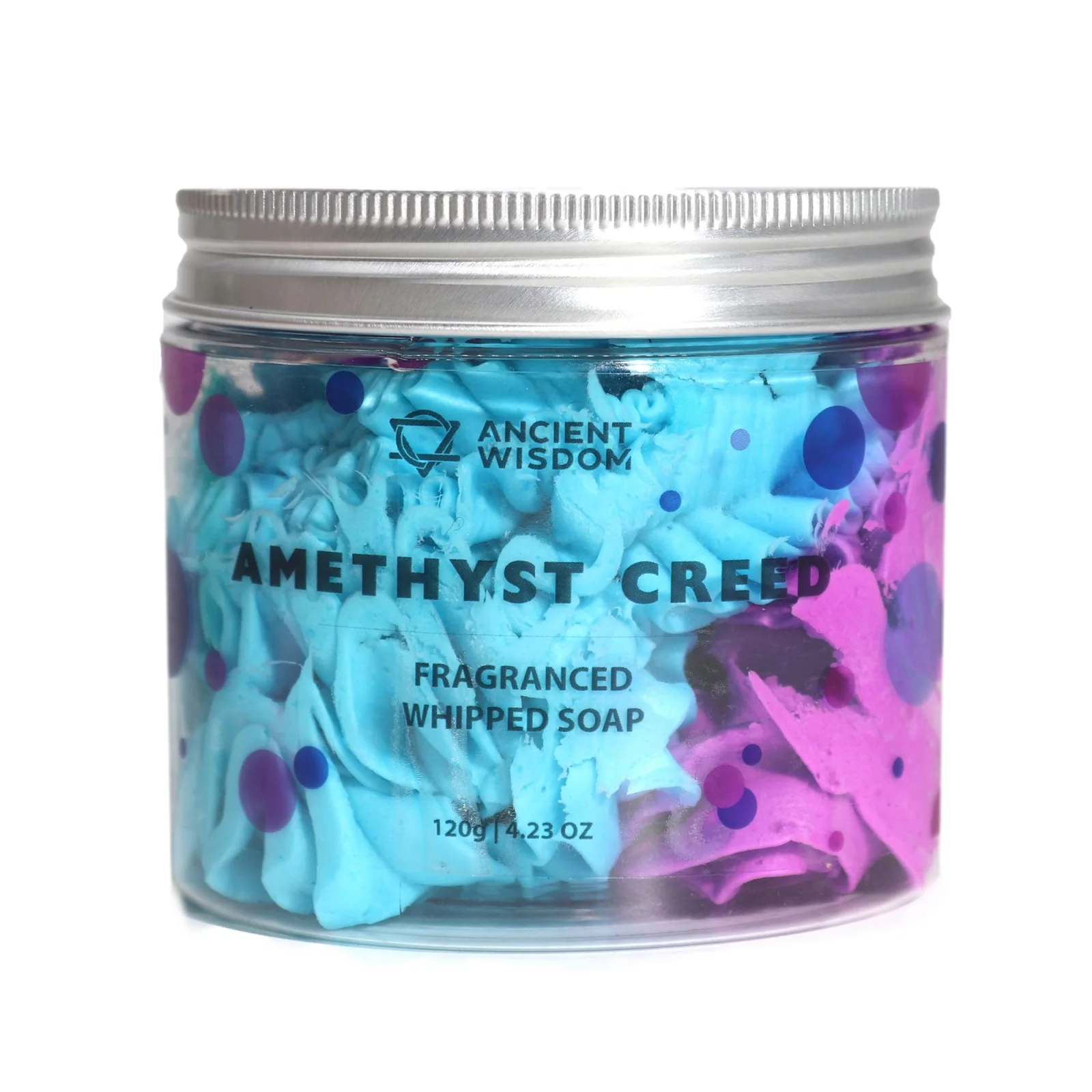 Šľahané mydlo Amethyst – citrus, drevo a pižmo – fotka 1