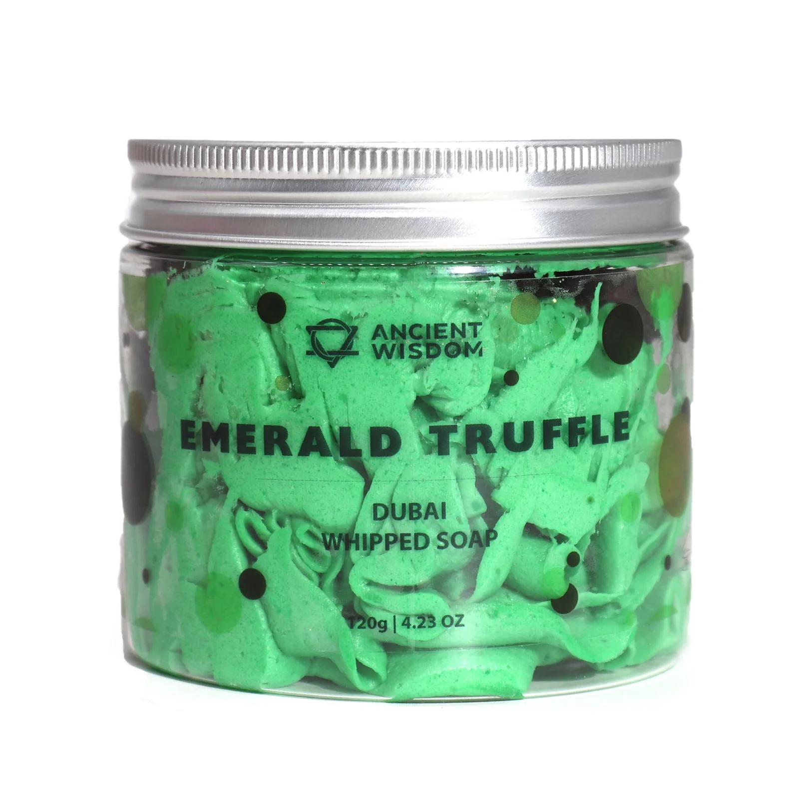 Šľahané mydlo Dubai Emerald Truffle – čokoláda a vanilka – fotka 3