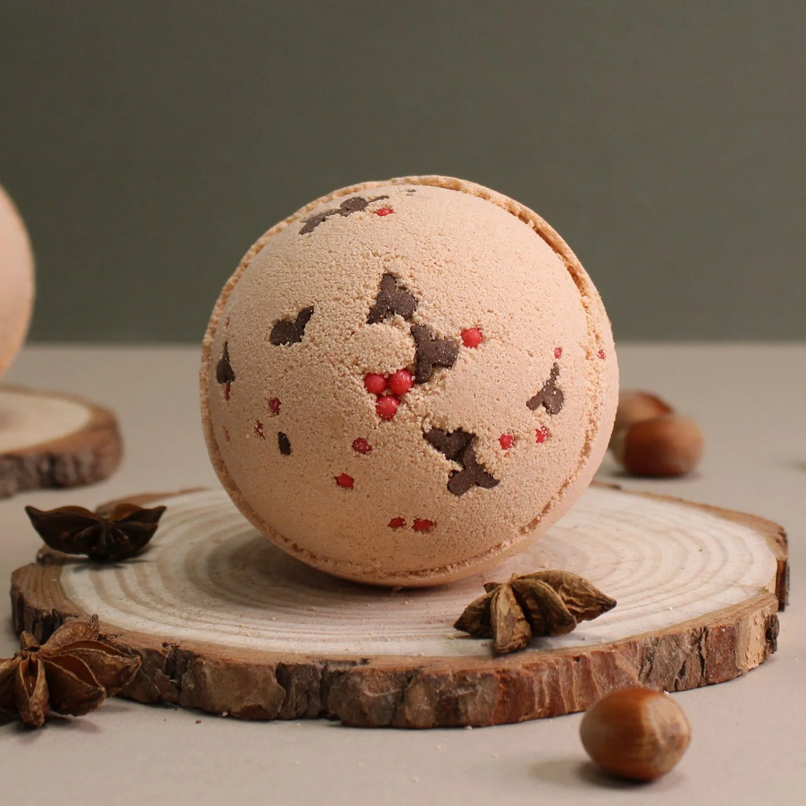 Bomba do kúpeľa Reindeer and Red Nose – karamel a toffee, 180 g – fotka 2