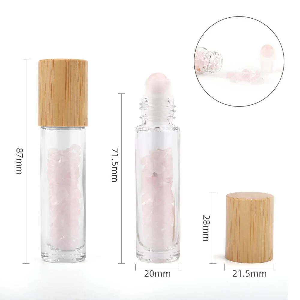 Roll-on fľaštička s ruženínom, 5 ml – drevené viečko – fotka 3