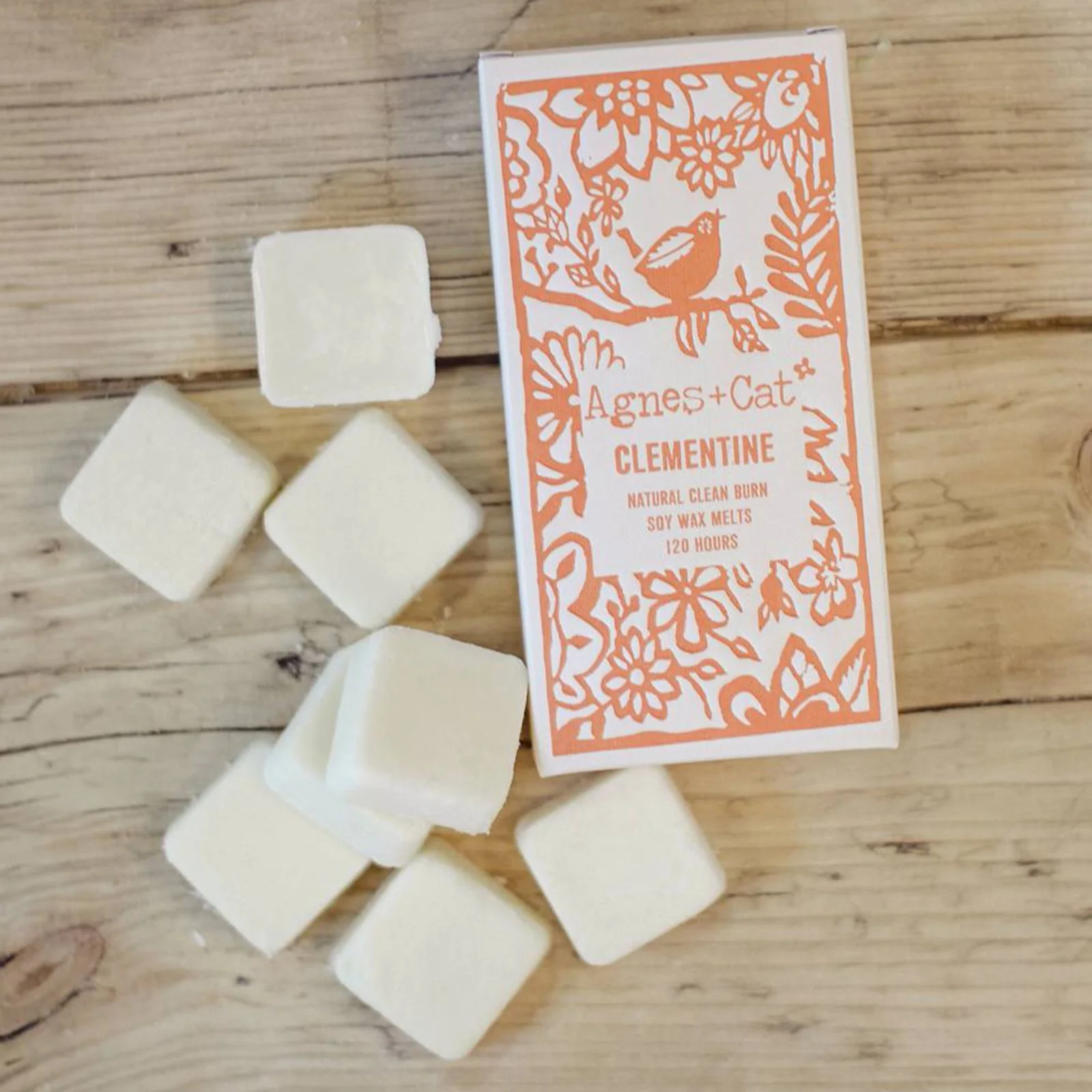Vonný vosk do aromalampy Agnes + Cat Clementine – 8 ks – fotka 3