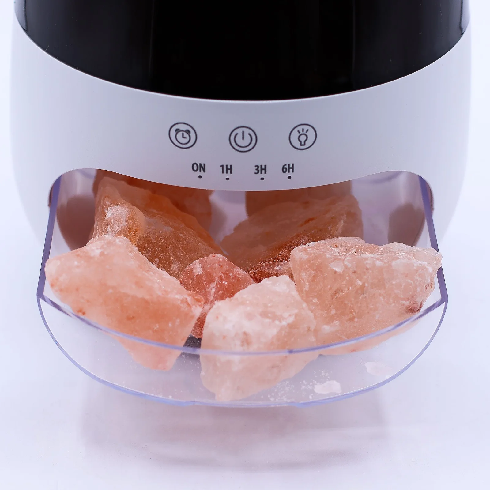 Aroma difuzér Salt Stone – efekt plameňa, USB, biely – fotka 7