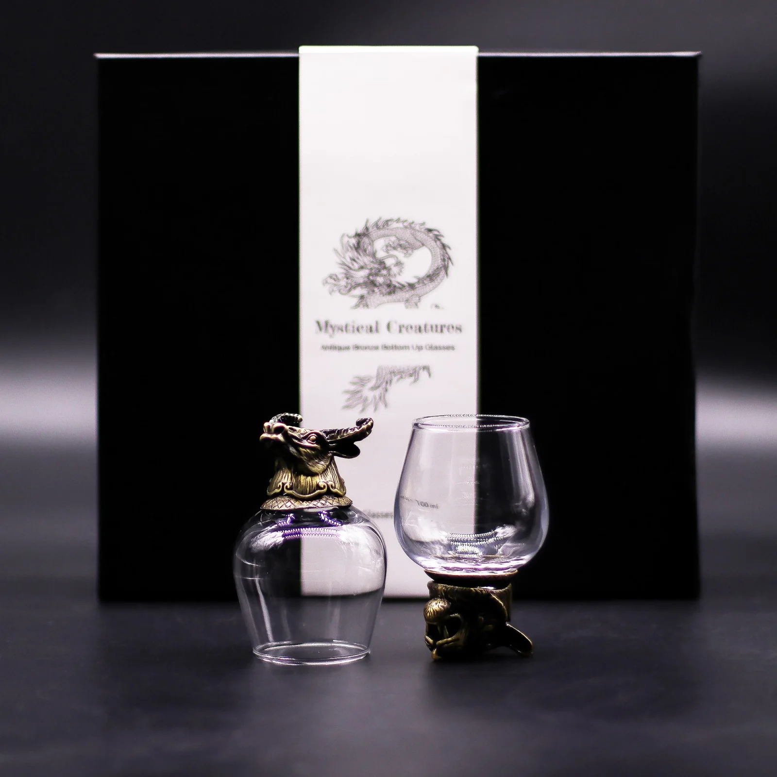 Poháre Bottom Up – 6 ks, 100 ml, mýtické tvory – fotka 6