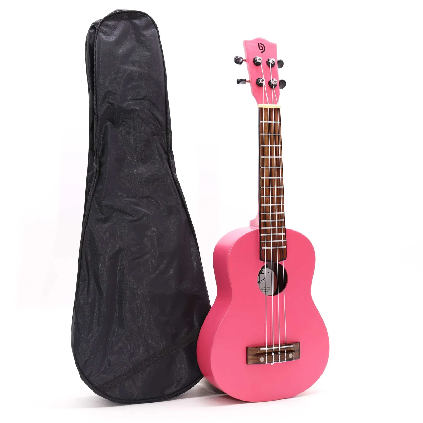 Ukulele – ružové, 4 struny – fotka 2