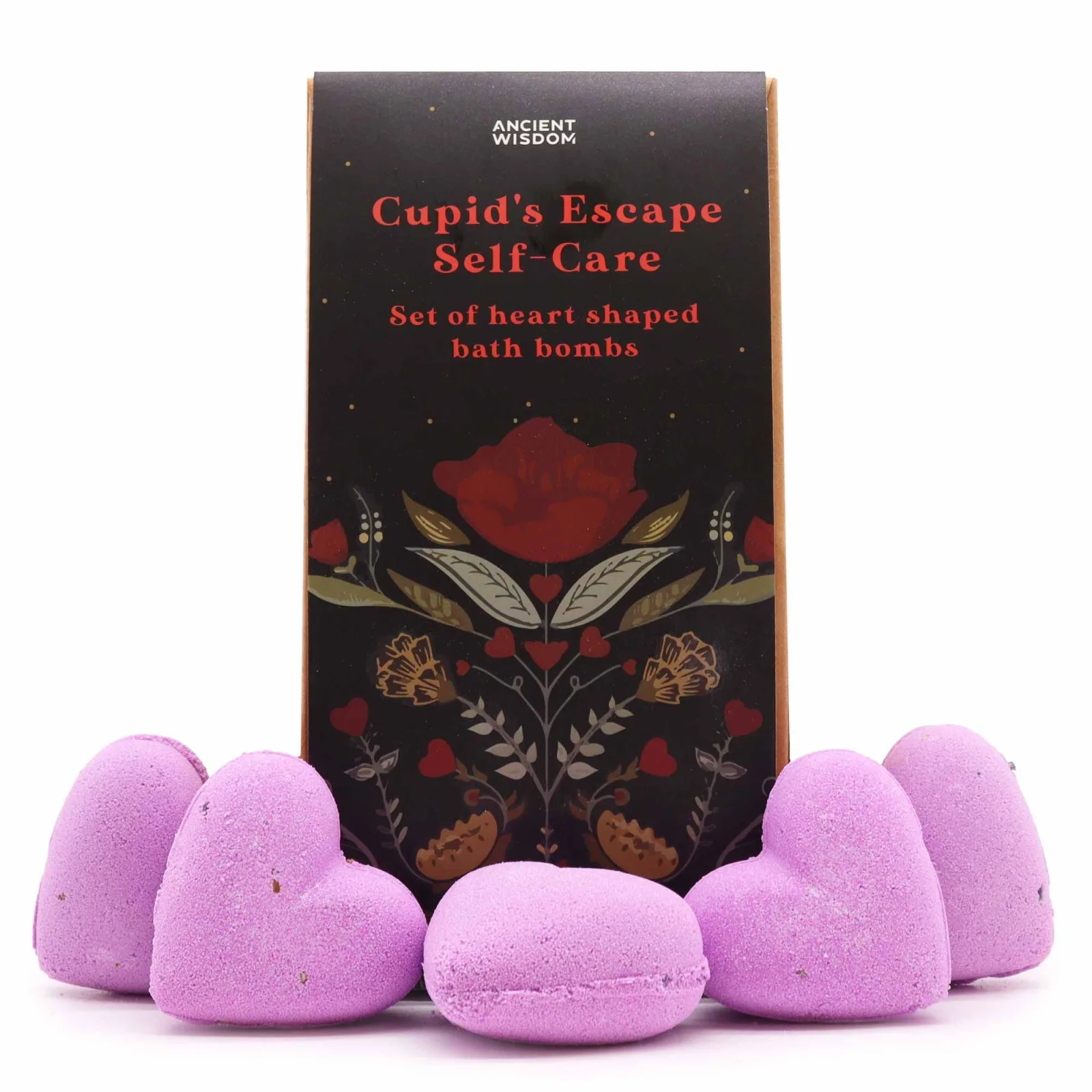 Sada bômb do kúpeľa Cupids Escape – levanduľa, 5 ks – fotka 1