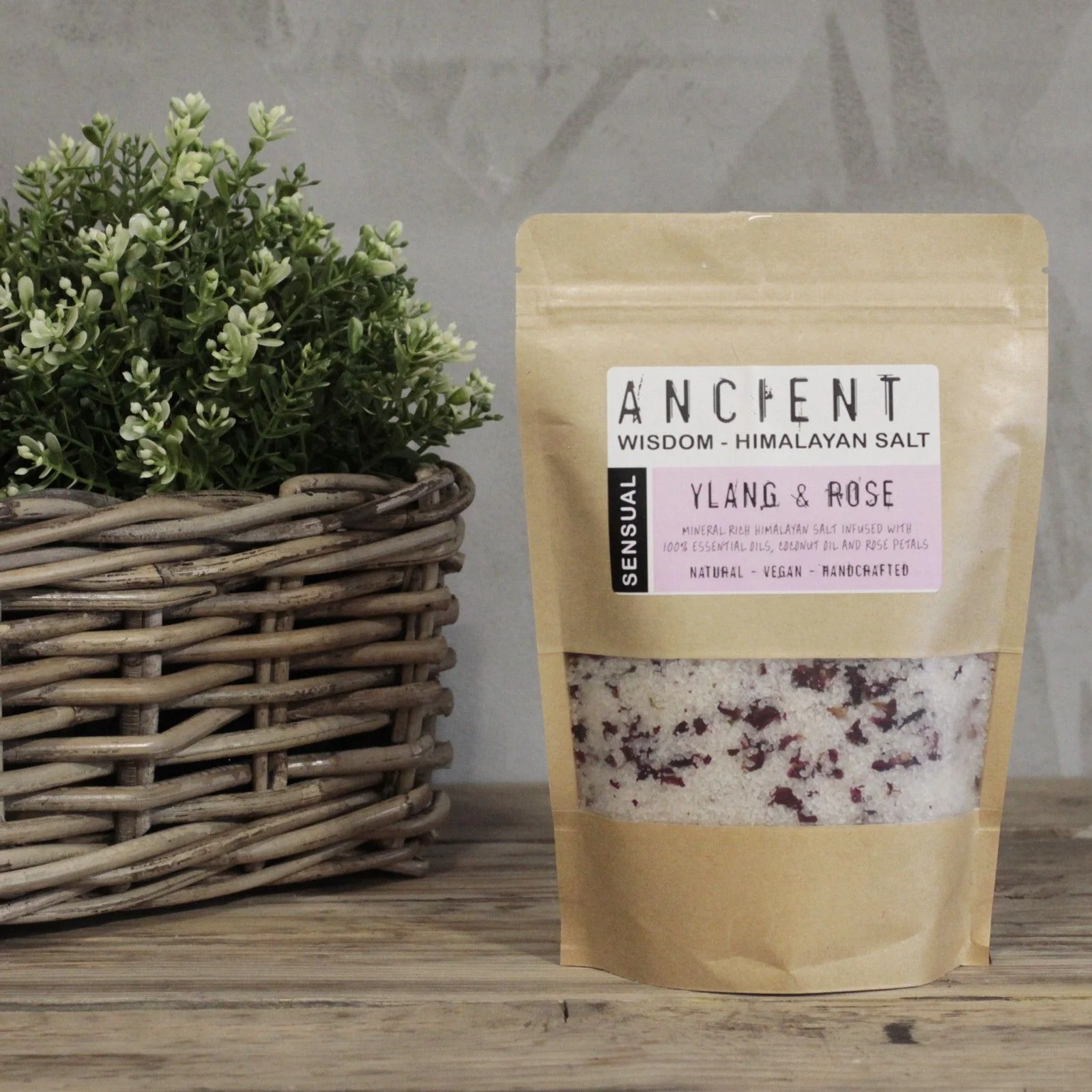 Himalájska soľ do kúpeľa Sensual – ylang-ylang, 500 g – fotka 3