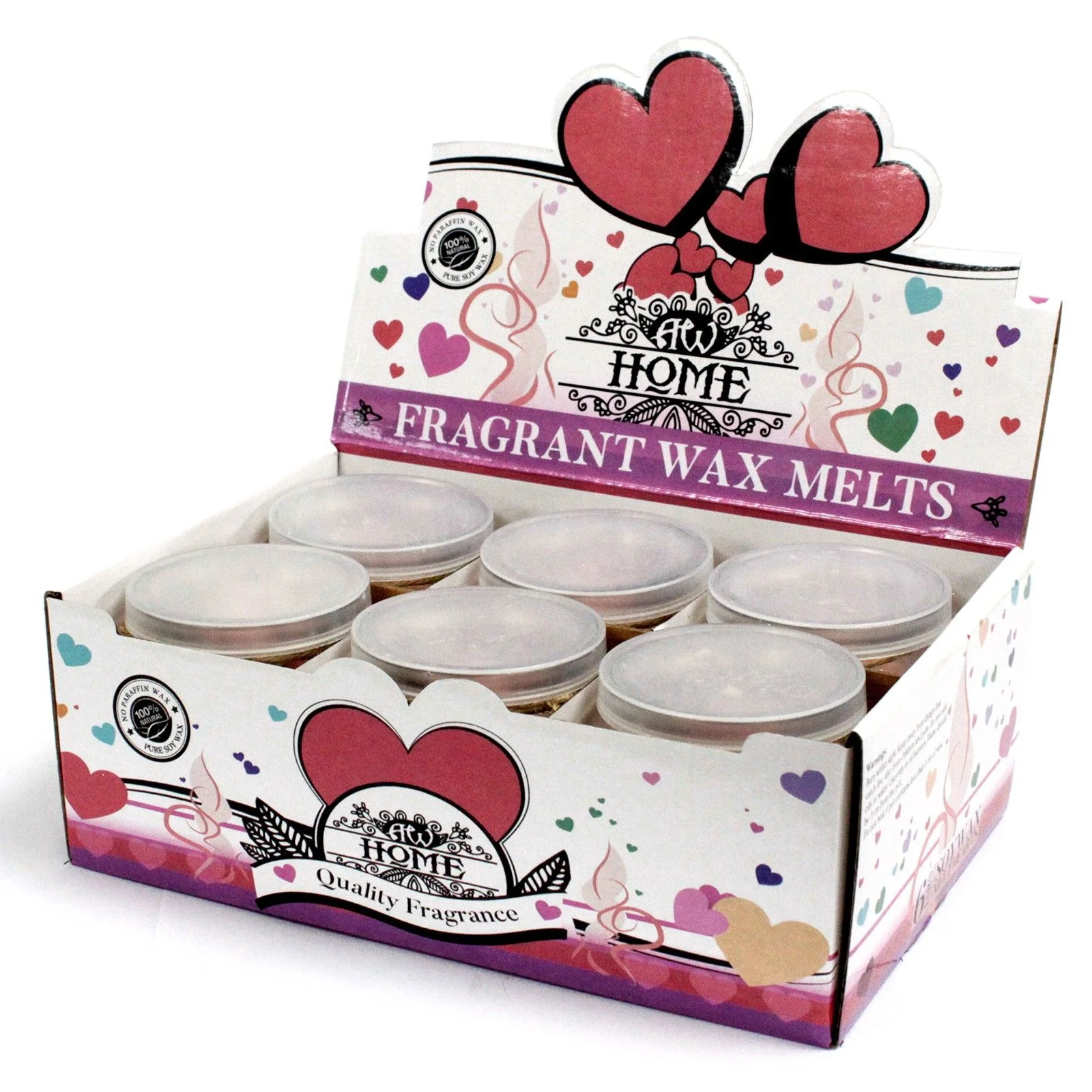 Vonný vosk do aromalampy Peachy Cool – 16 sójových srdiečok – fotka 4