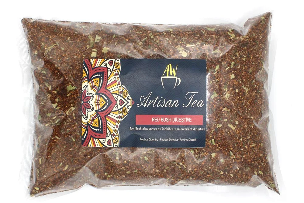 Rooibos Red Bush Digestive – mäta, feniklo a aníz, 1 kg – fotka 2