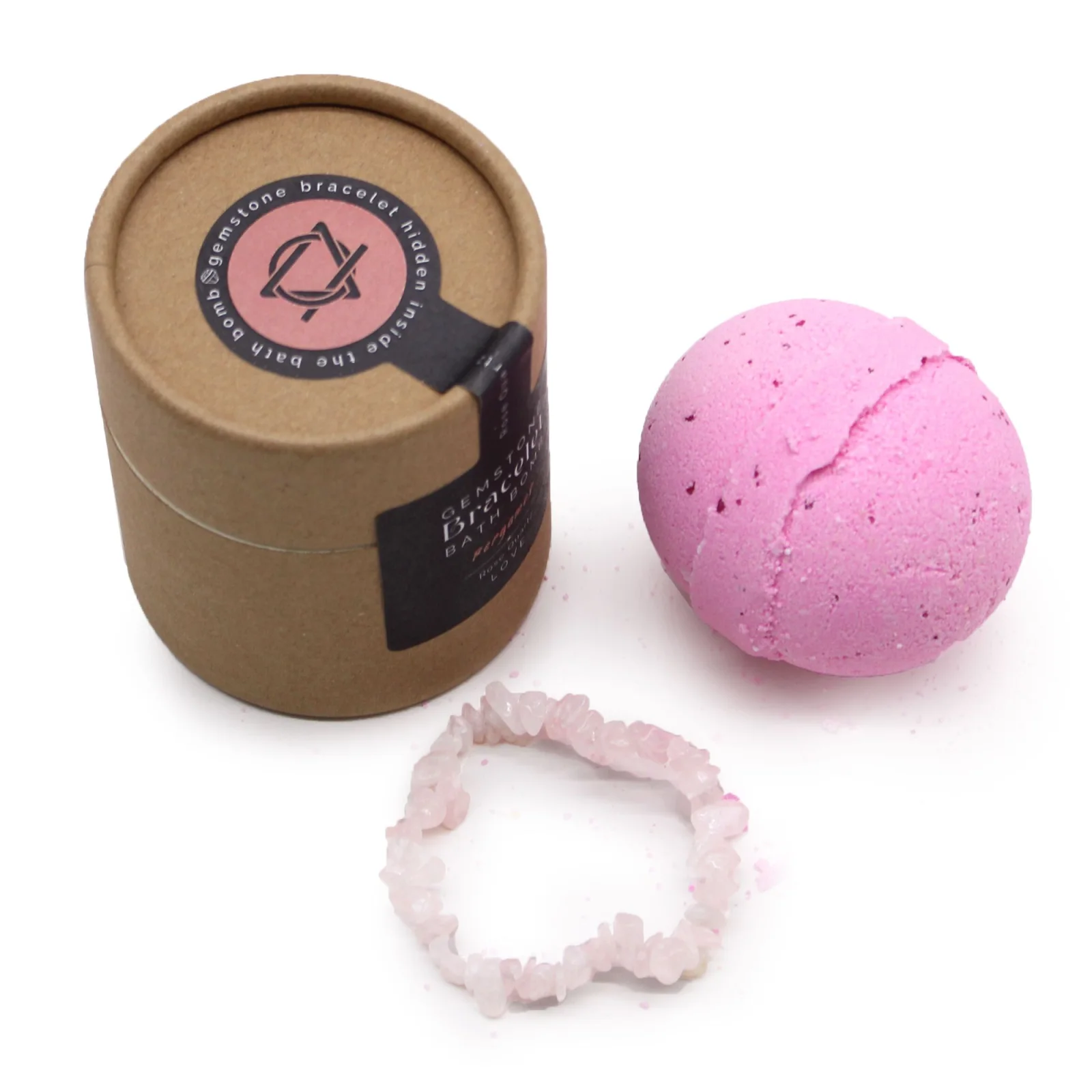 Bomba do kúpeľa s náramkom z ruženínu – bergamot – fotka 1