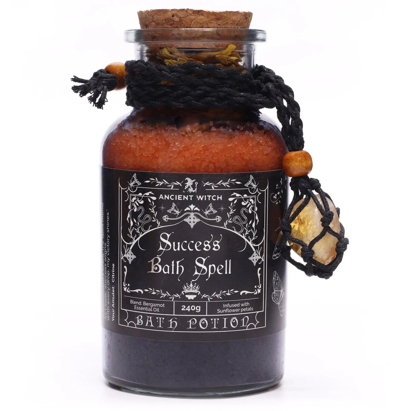 Soľ do kúpeľa Ancient Witch Success – amulet z citrínu – fotka 2