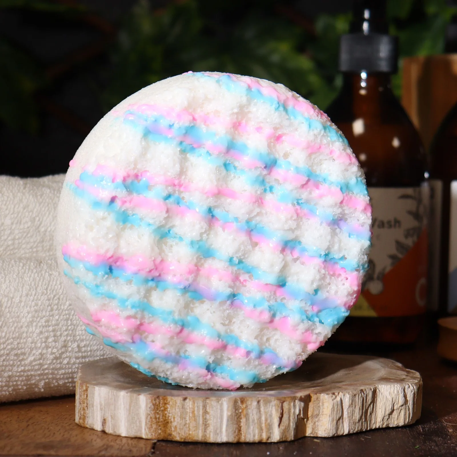 Mydlová špongia Butter Bubble Soap – Baby Powder – fotka 2