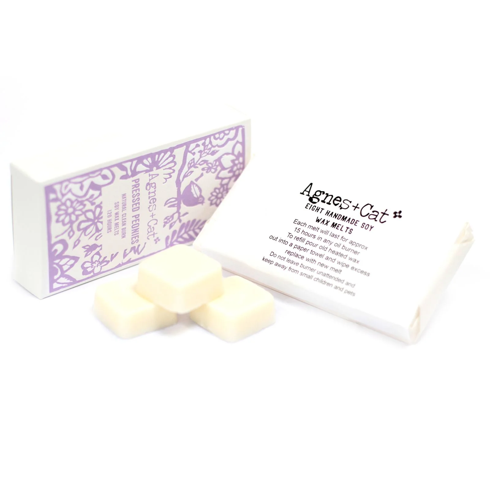 Vonný vosk do aromalampy Agnes + Cat Pressed Peonies – 8 ks – fotka 2