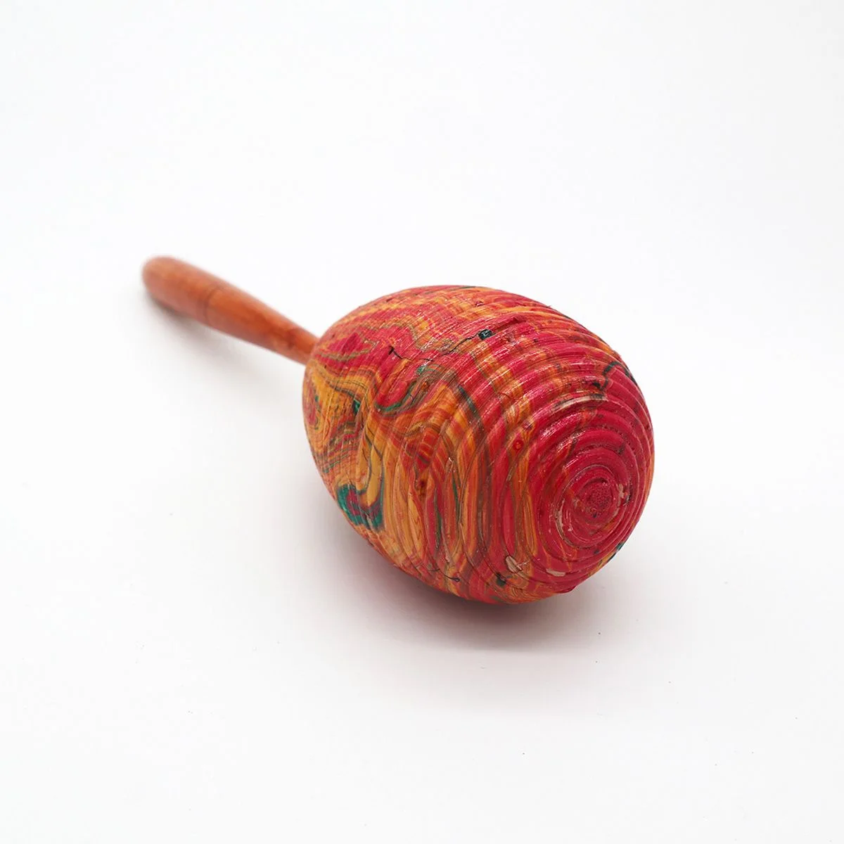 Maracas z ratanu – jednoduché, 21 cm – fotka 3