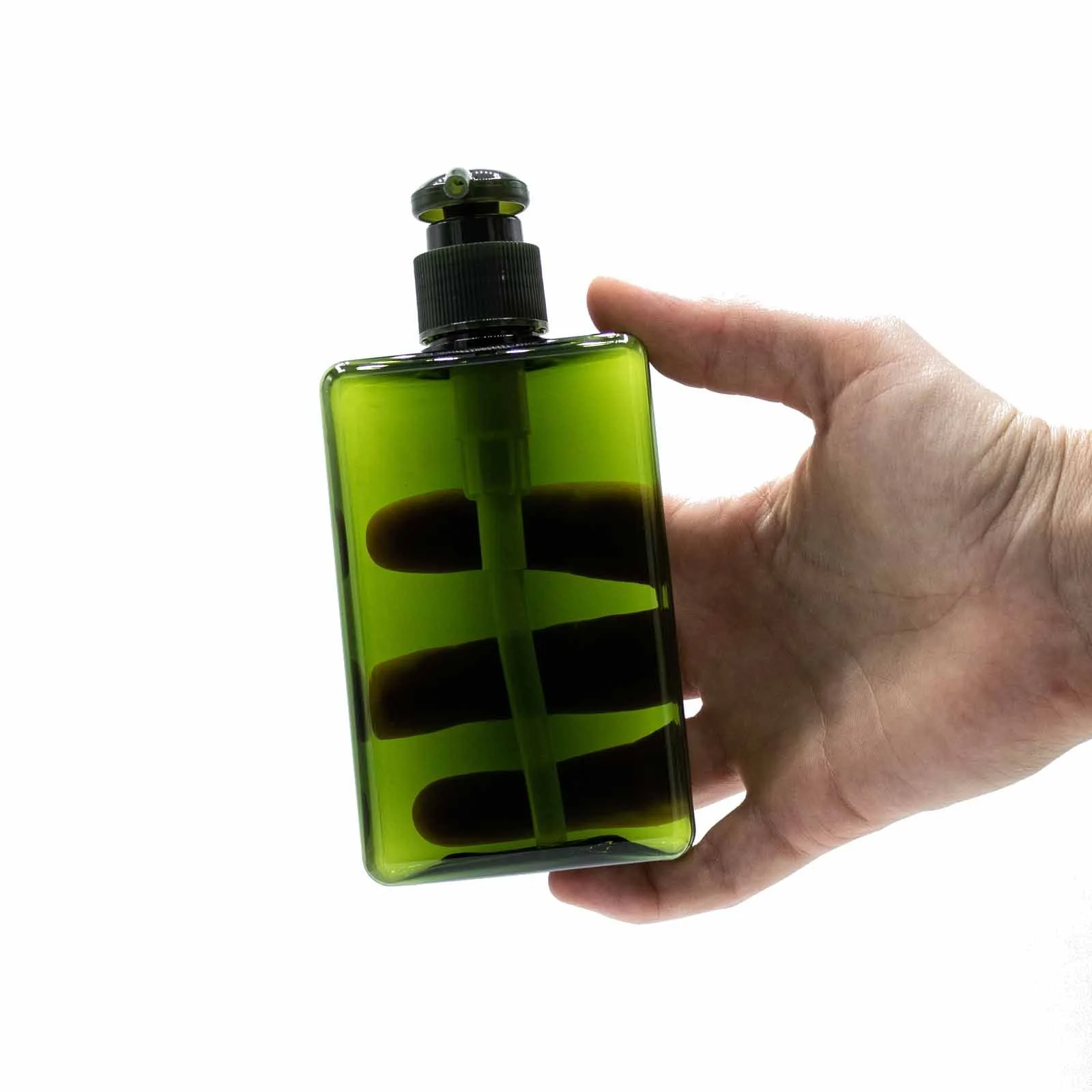 Vysoká plniteľná fľaša s pumpou – 280 ml – fotka 4