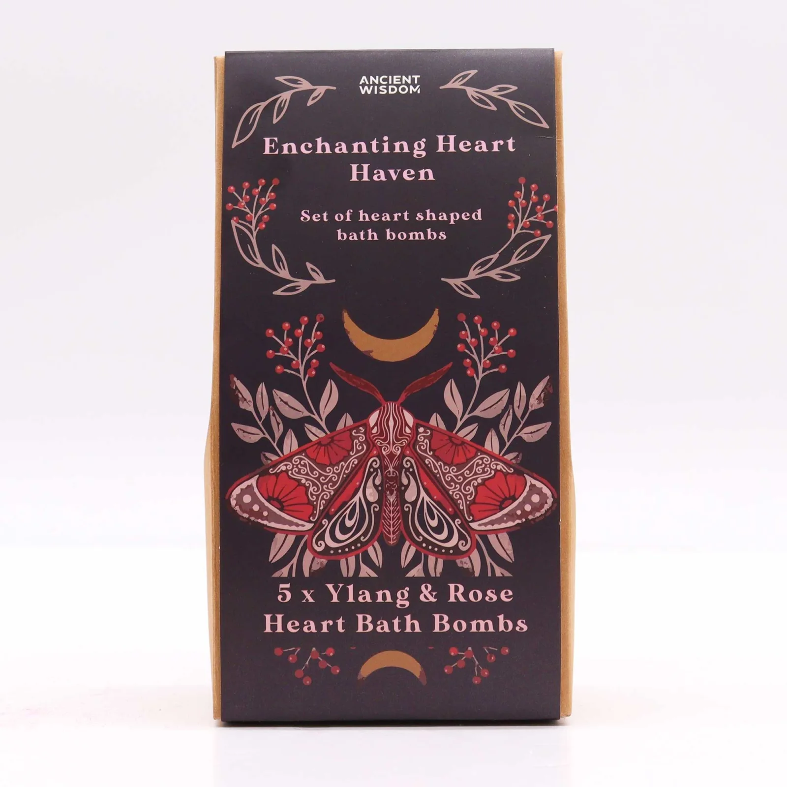 Sada bômb do kúpeľa Enchanting Heart Heaven – ylang a ruža, 5 ks – fotka 2