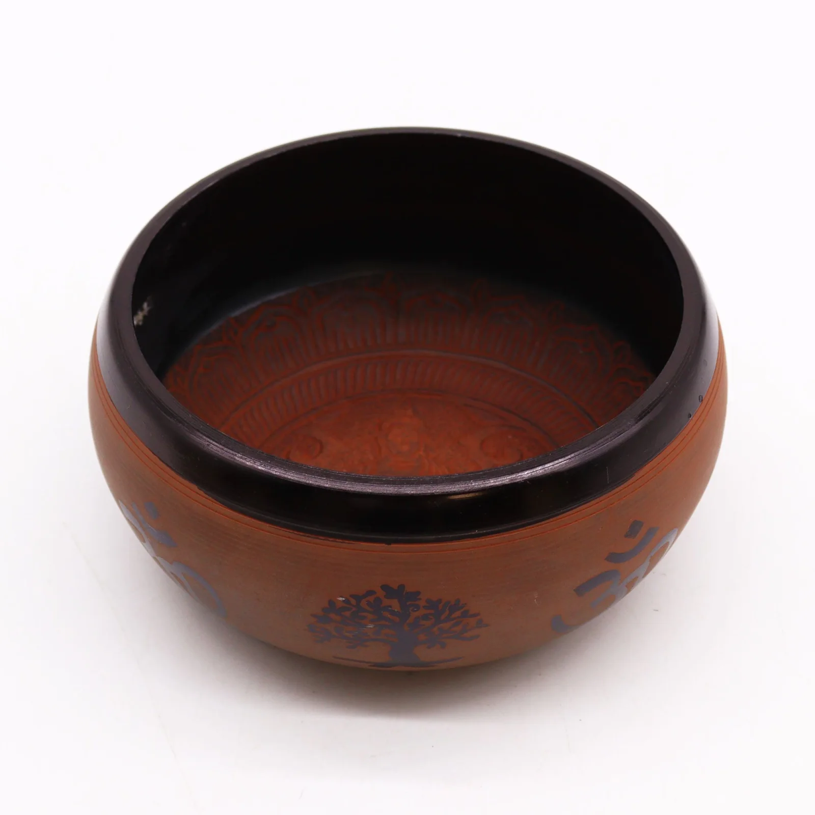 Spievajúca miska Earth Powder – Clay Om Buddha, 16 cm – fotka 1