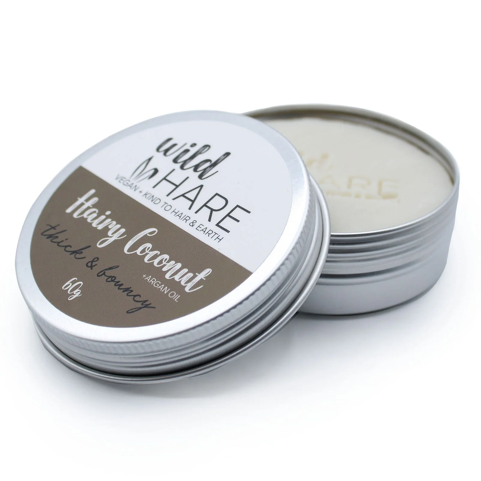 Tuhý šampón Wild Hare – Hairy Coconut, 60 g – fotka 1