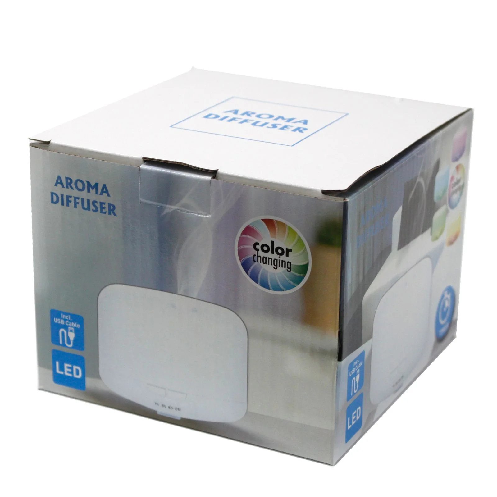 Ultrazvukový difuzér Aarhus – 300 ml, USB, časovač – fotka 6