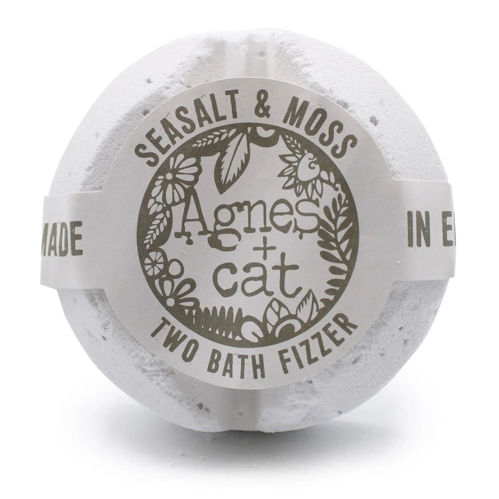 Bomba do kúpeľa Agnes + Cat Seasalt & Moss – morská vôňa, 210 g – fotka 1