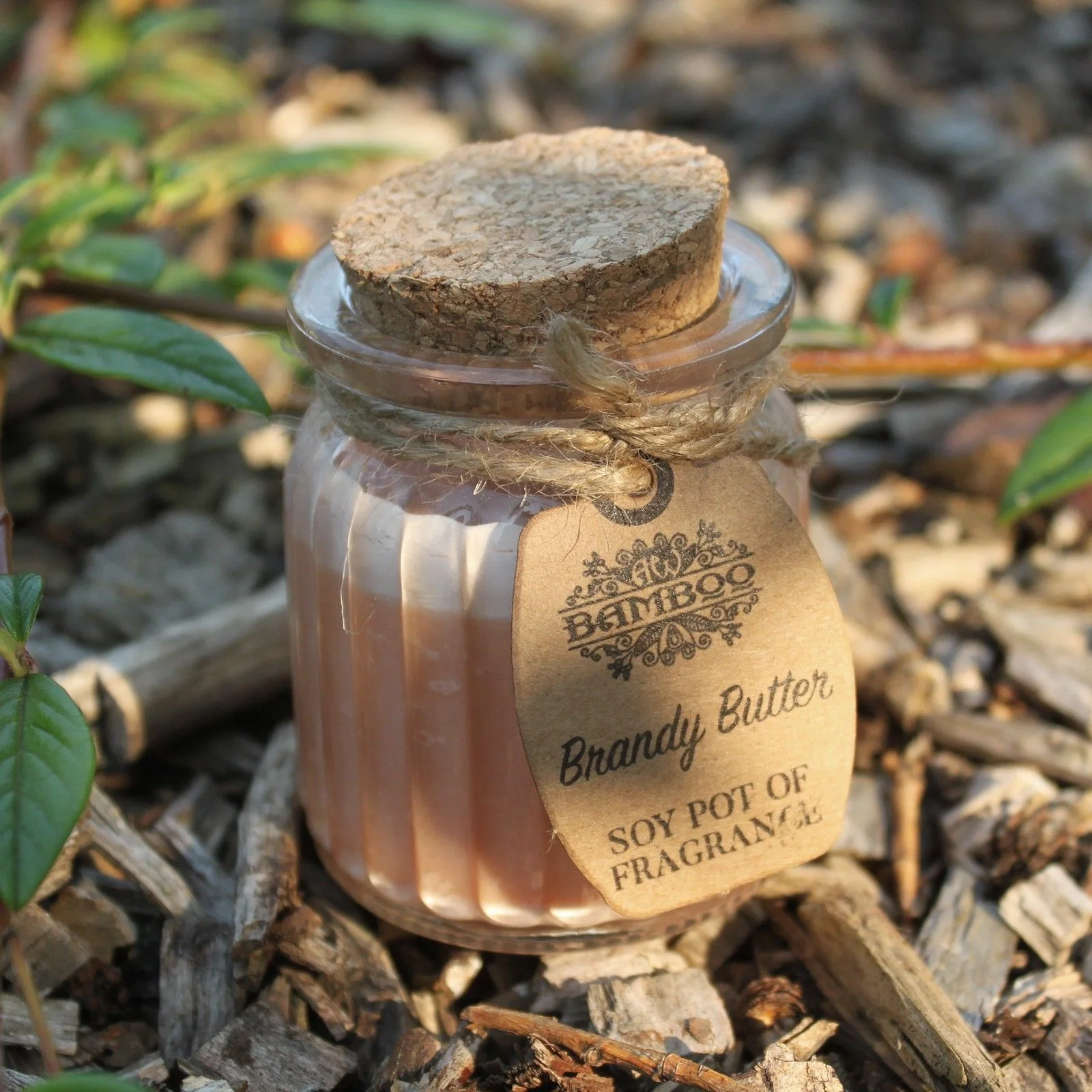 Vonná sójová sviečka v pohári – Brandy Butter – fotka 2