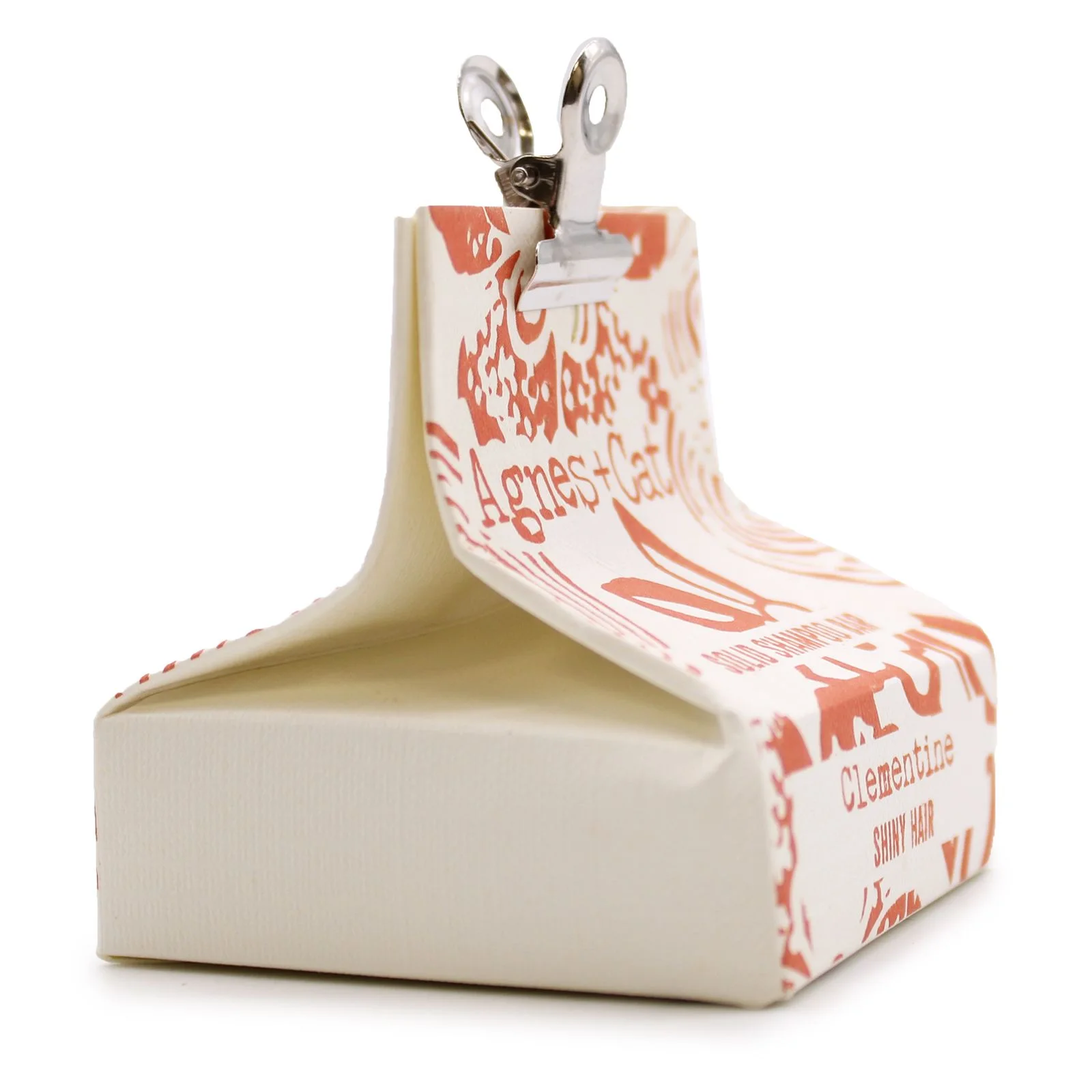 Tuhý šampón Agnes + Cat – klementínka, 70 g – fotka 3